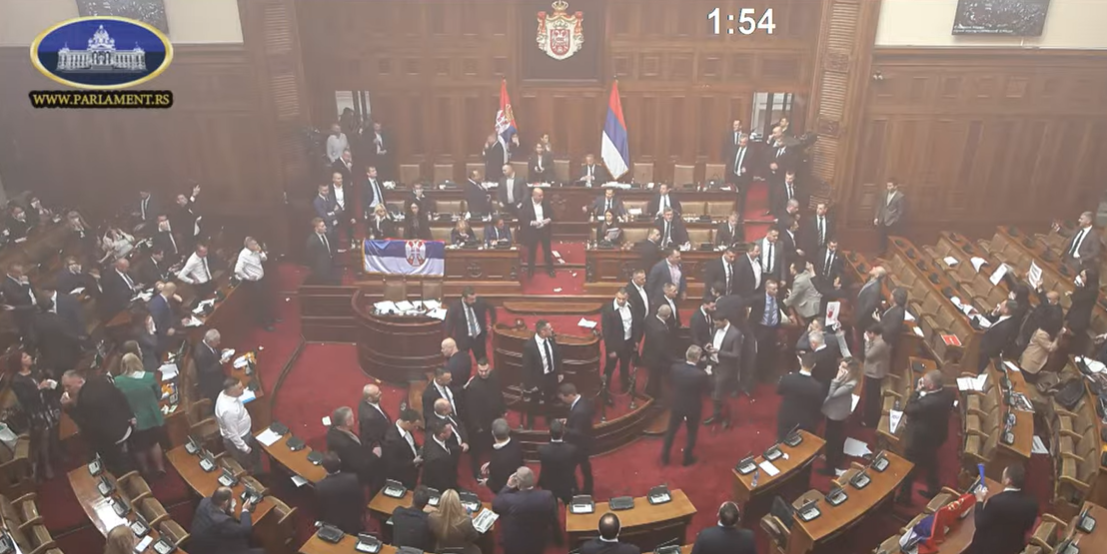 Printscreen Skupština Srbije