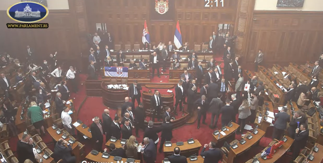 Printscreen Skupština Srbije