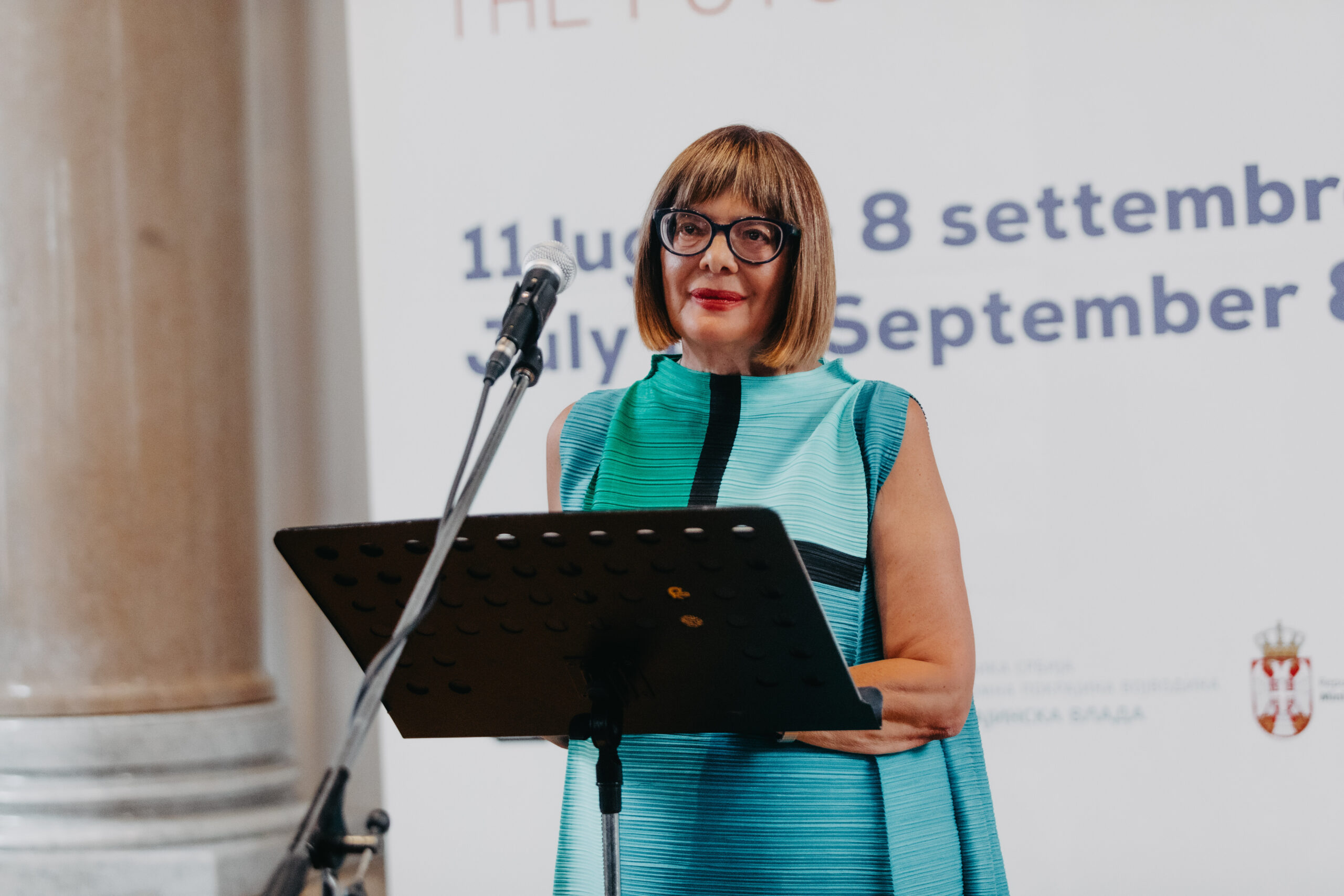 maja gojković otvaranje izlozbe u rimu rim
