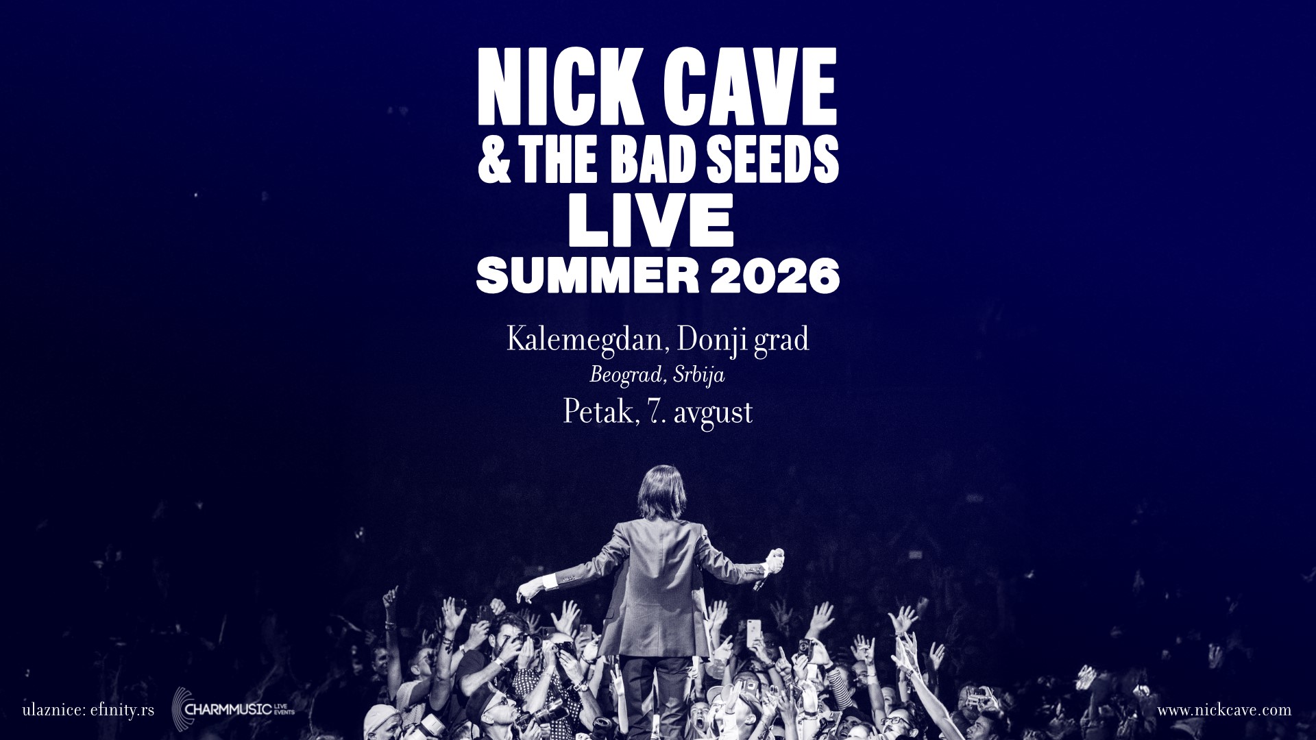 Nick Cave & The Bad Seeds 7.8.26 Kalemegdan