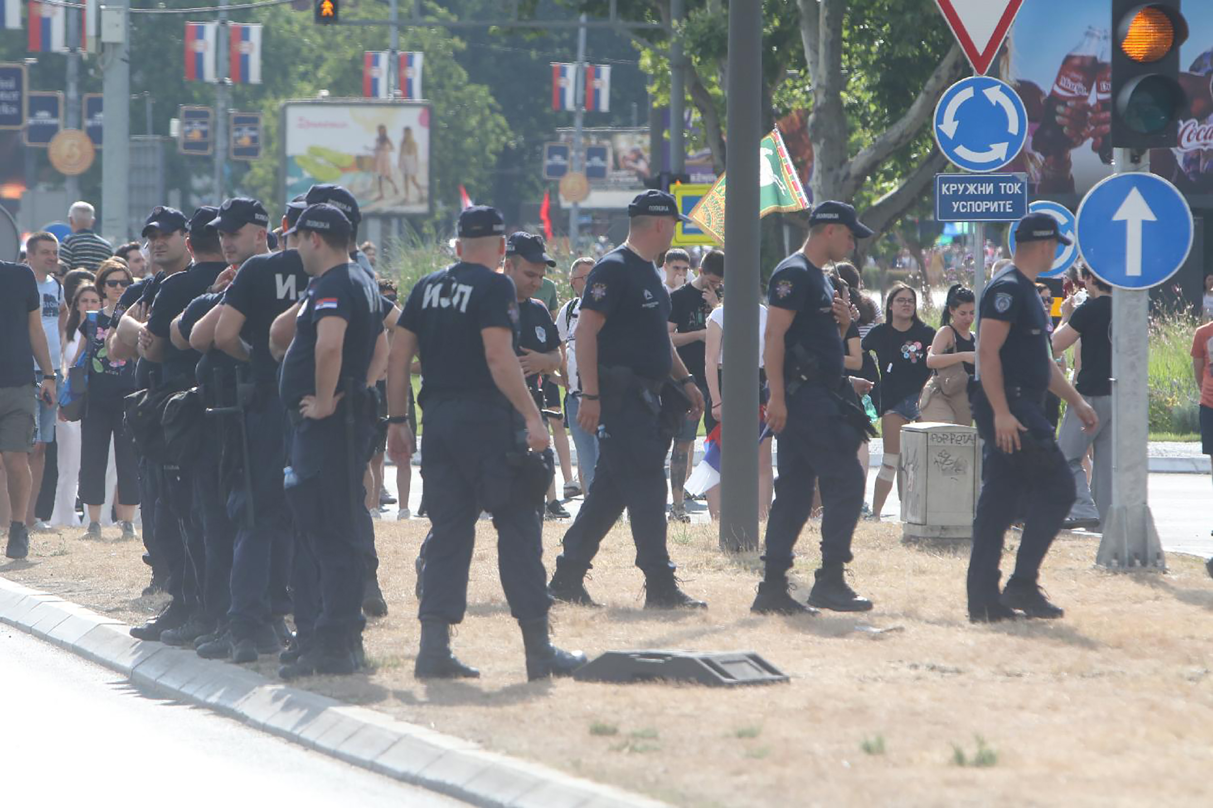 policija na protestu "Vidimo se na Vidovdan"  Foto. Zoran Mrđa/FoNet