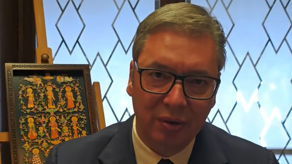 Aleksandar Vučić, obraćanje preko instagrama Foto: Instagram/buducnostsrbijeav
