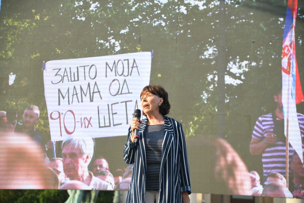 Beograd, 09.06.2023. 6. Protest "Srbija protiv nasilja", Šesti protest Foto: Nemanja Jovanović/Nova.rs