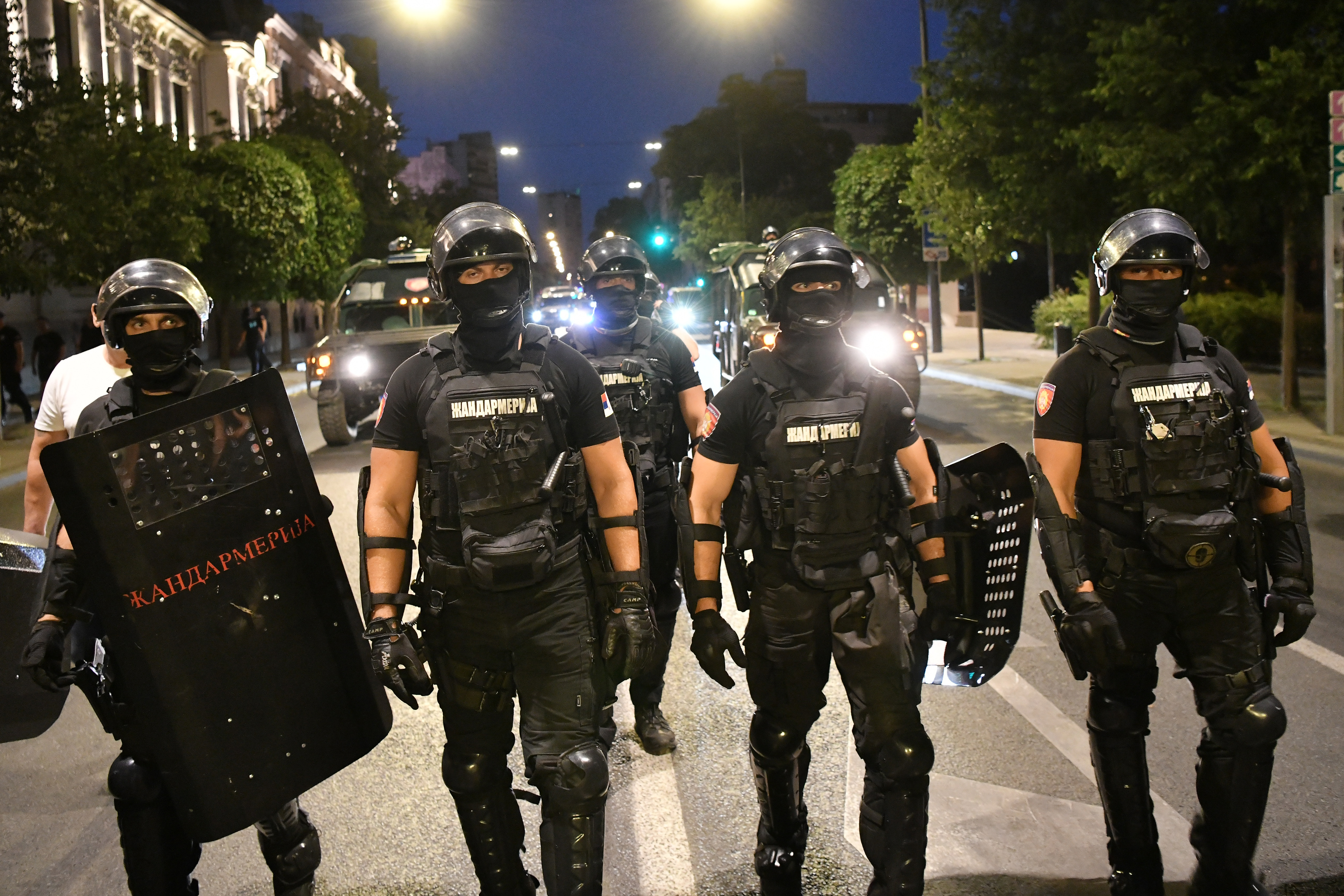 Zemun, blokada, barikada