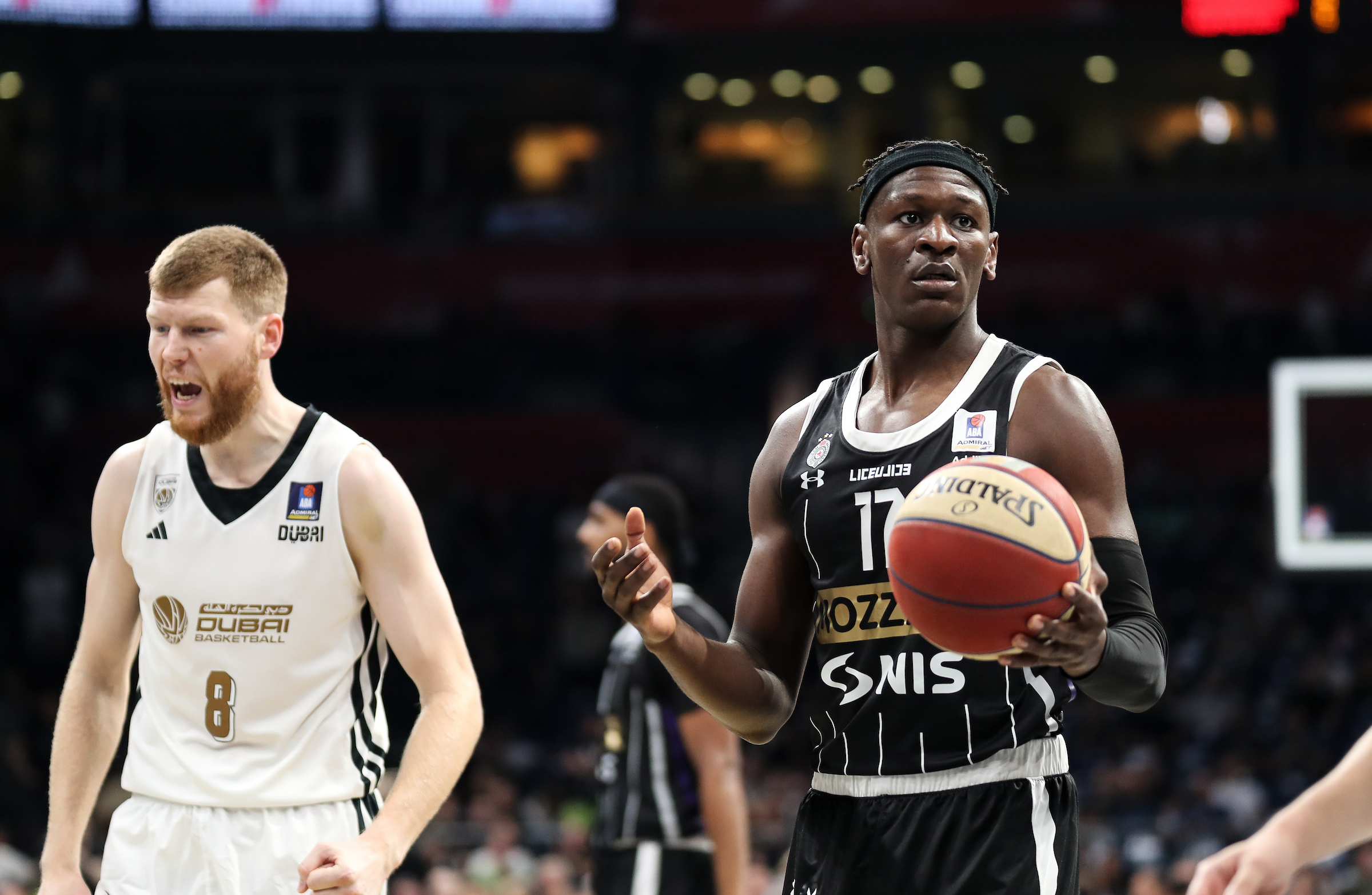 Partizan Mozzart Bet Belgrade v Dubai Basketball: Playoffs match 3 - AdmiralBet ABA League 2024-2025