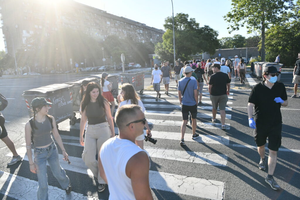 Blokada kod FDU / Foto: Vesna Lalić