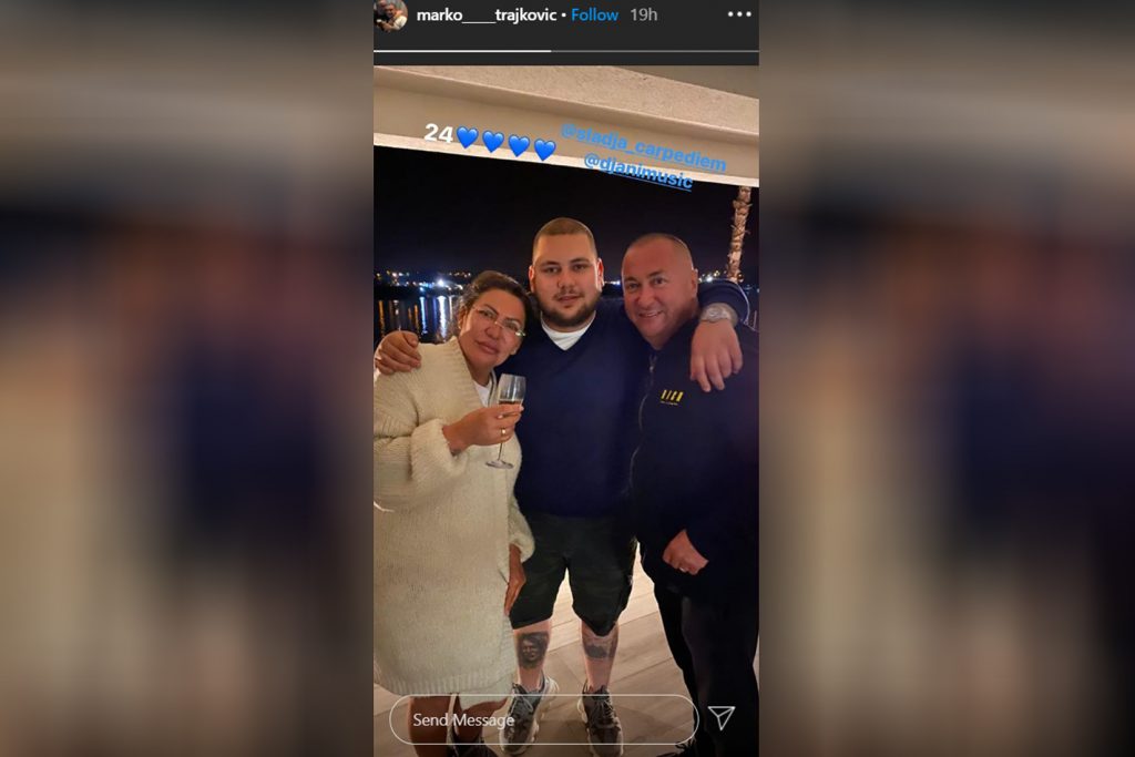 Slađana Trajković, Marko Trajković, Radiša Trajković Đani