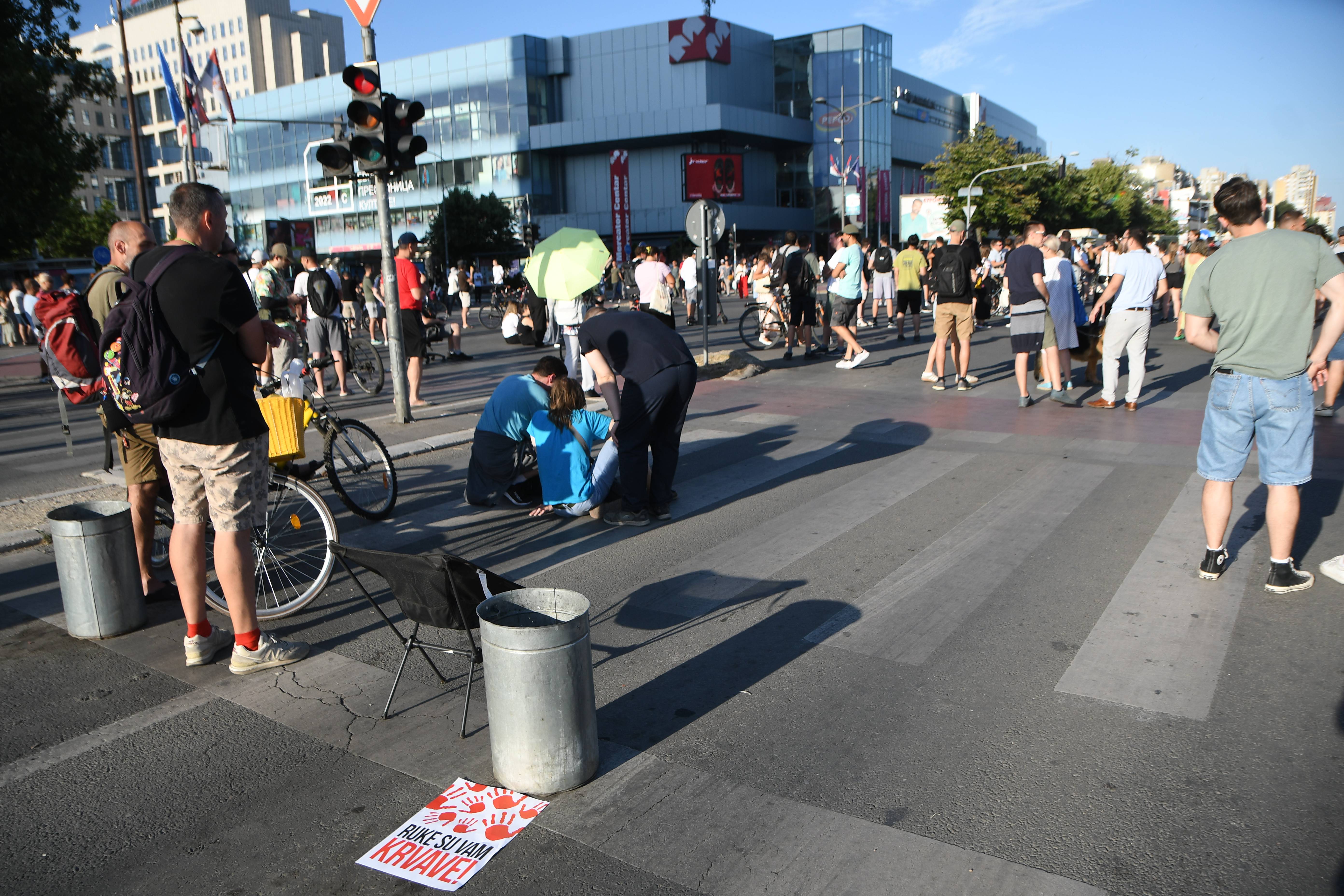 BLOKADA SAOBRACAJA U NOVOM SADU