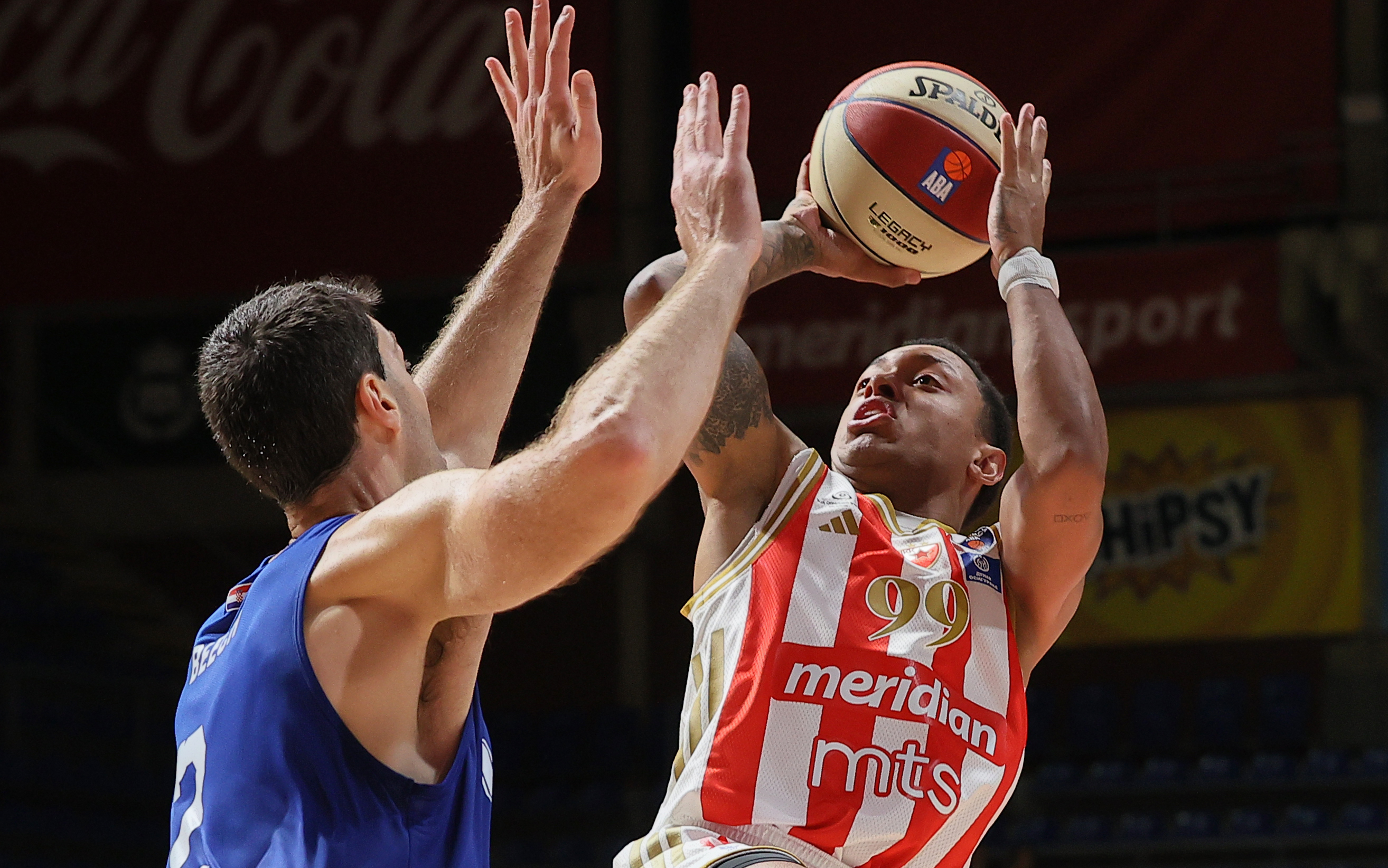 during Crvena Zvezda v Zadar basketball match, Aba League 25/26 round 1 on October 6. 2025. in Belgrade, Serbia.
(photo by Luka Milosavljevic/STARSPORT ©)