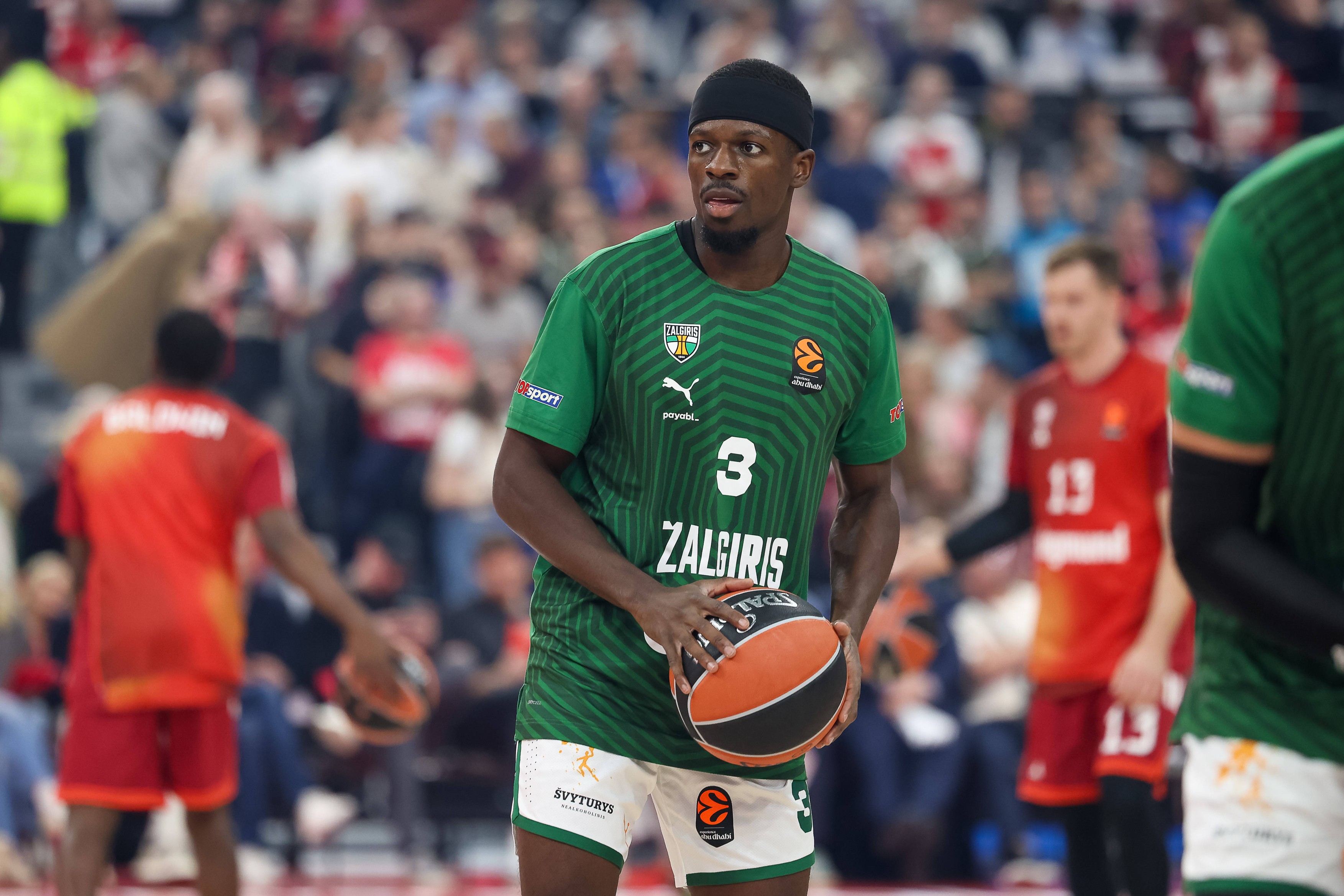 GER, FC Bayern Basketball vs. Zalgiris Kaunas, Basketball, Euroleague, 3. Spieltag, Saison 2025/2026, 10.10.2025