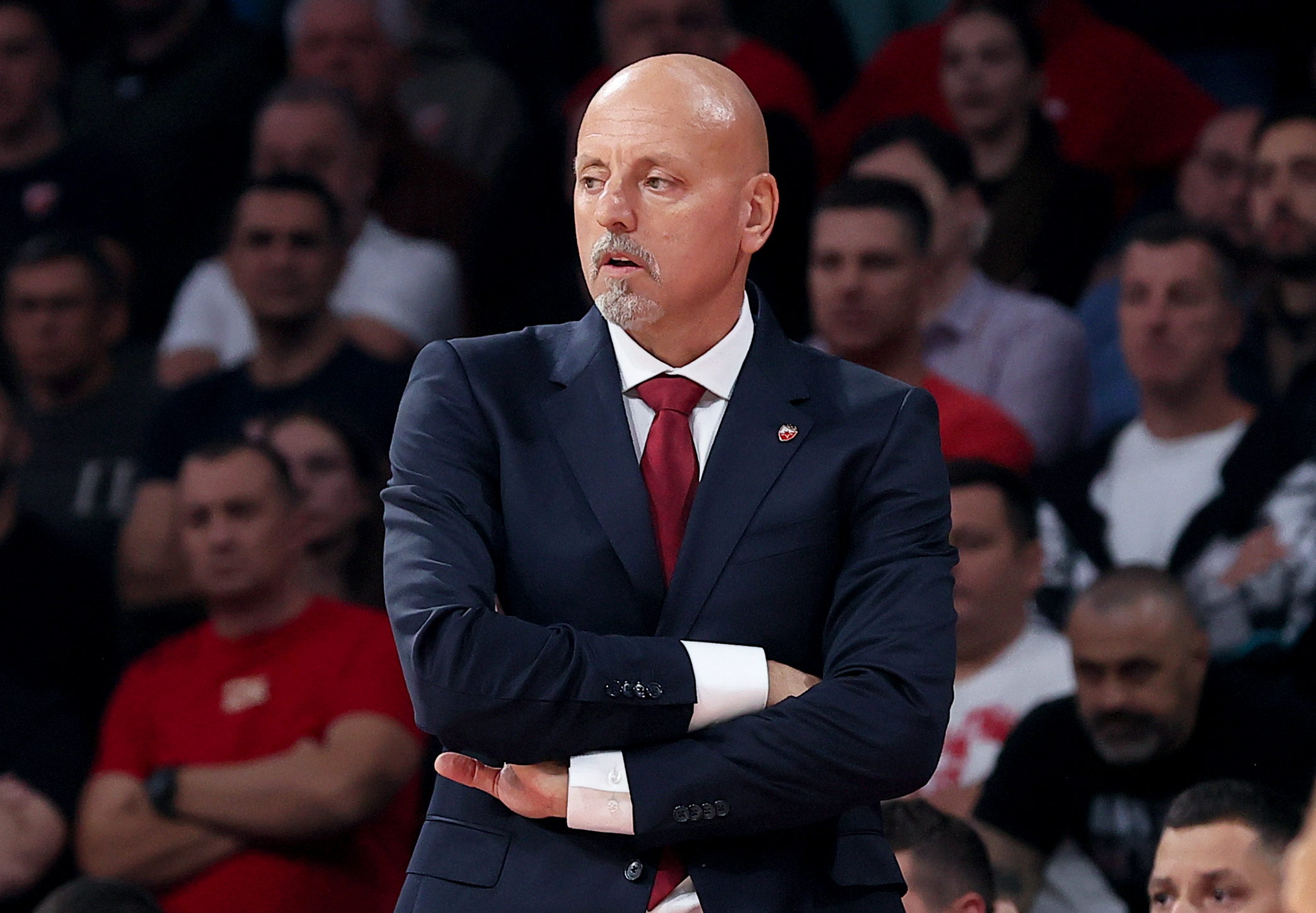 during Crvena Zvezda v Zalgiris basketball match on 14.10.2025 in Belgrade, Serbia, Euroleague Round 4
(photo by Luka Milosavljevic/STARSPORT ©)