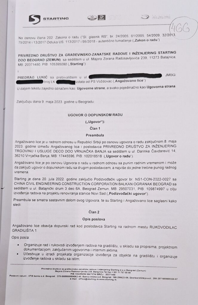 Zoran Đajić Starting tužba