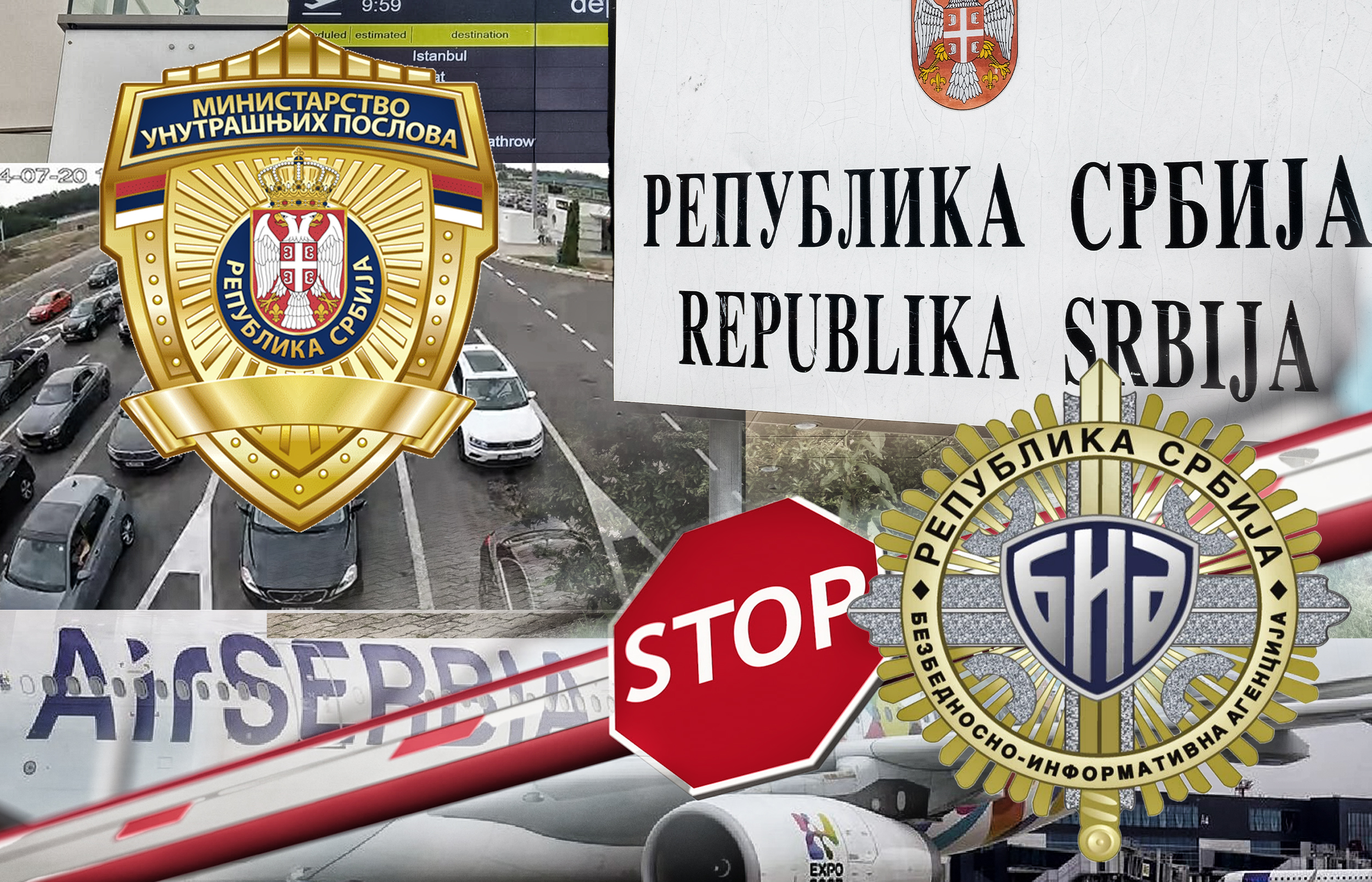 zabrana ulaska u srb granica, ulazak (aerodrom), Bia i MUP