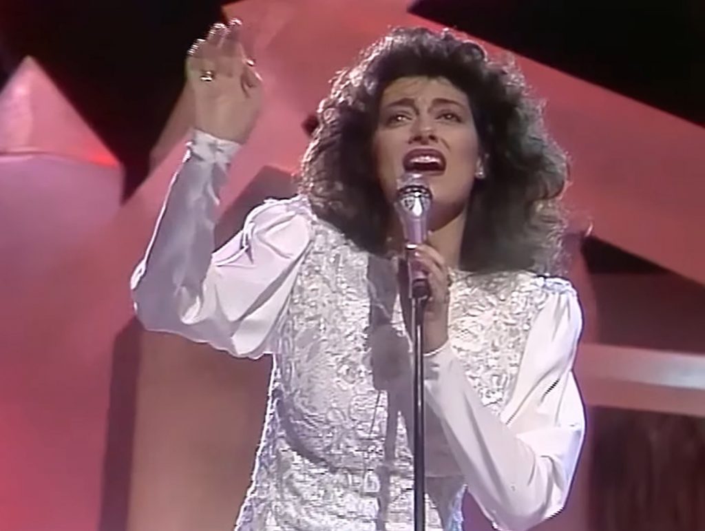 Doris Dragović sings Željo moja for Yugoslavia in the 1986 Eurovision Song Contest