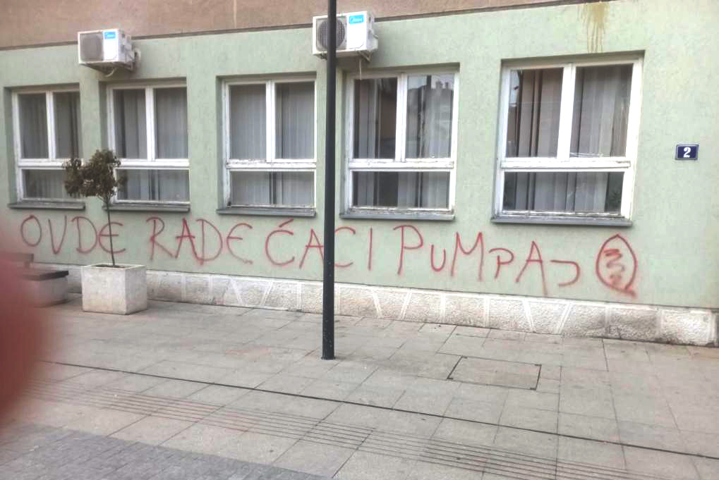 Aleksinac grafit hapšenje