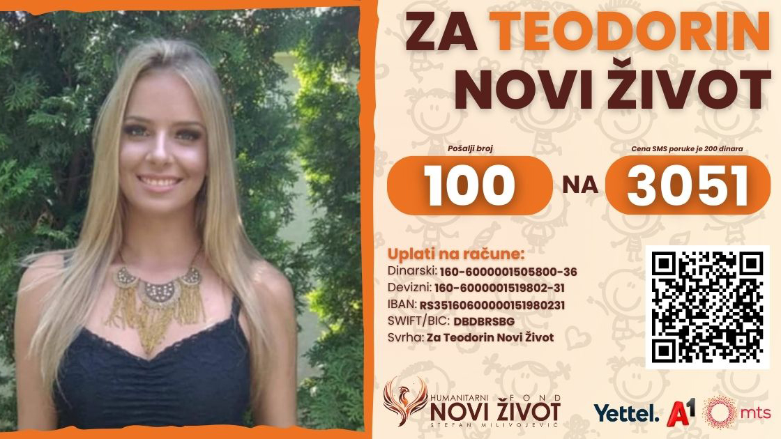 Teodoru Martinko. Jedina preživela pad nadstrešnice na Železničkoj stanici u Novom Sadu, humanitarna pomoć Foto: Humanitarni fond Novi Život - Stefan Milivojević