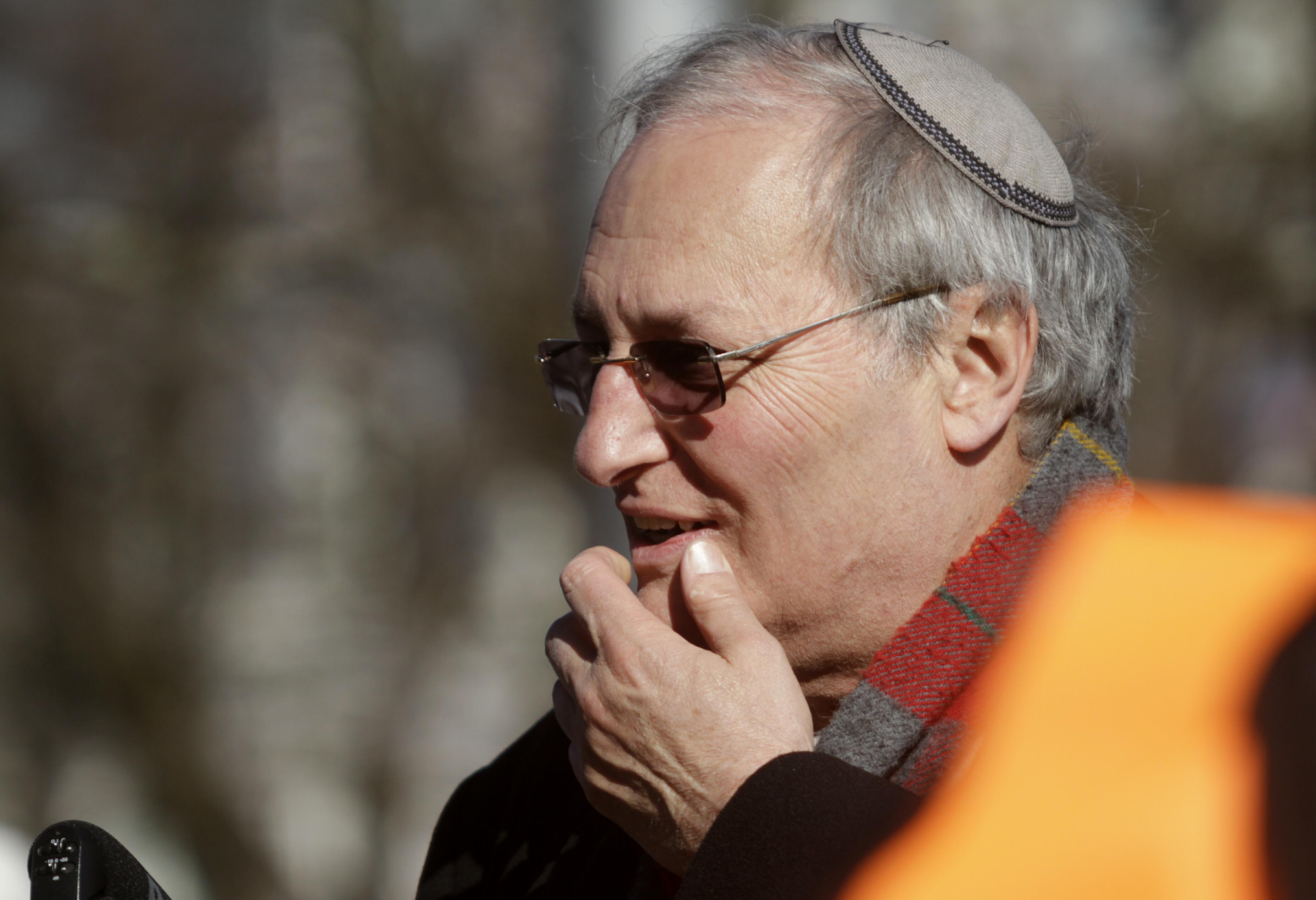 Protests on Latvian Legion Day