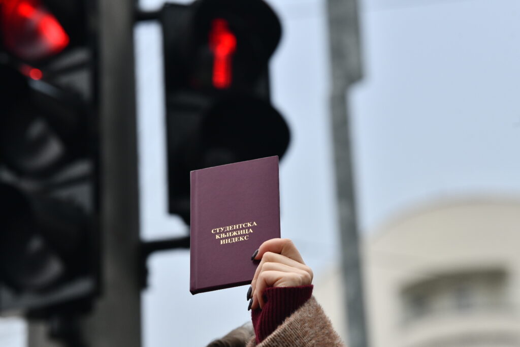 Beograd 14.01.2025. Studenti, Pravni fakultet, studenti u blokadi, 15 minuta, protest studenata, napad na studente Pravnog fakulteta veče pre Foto: Vesna Lalić/Nova.rs