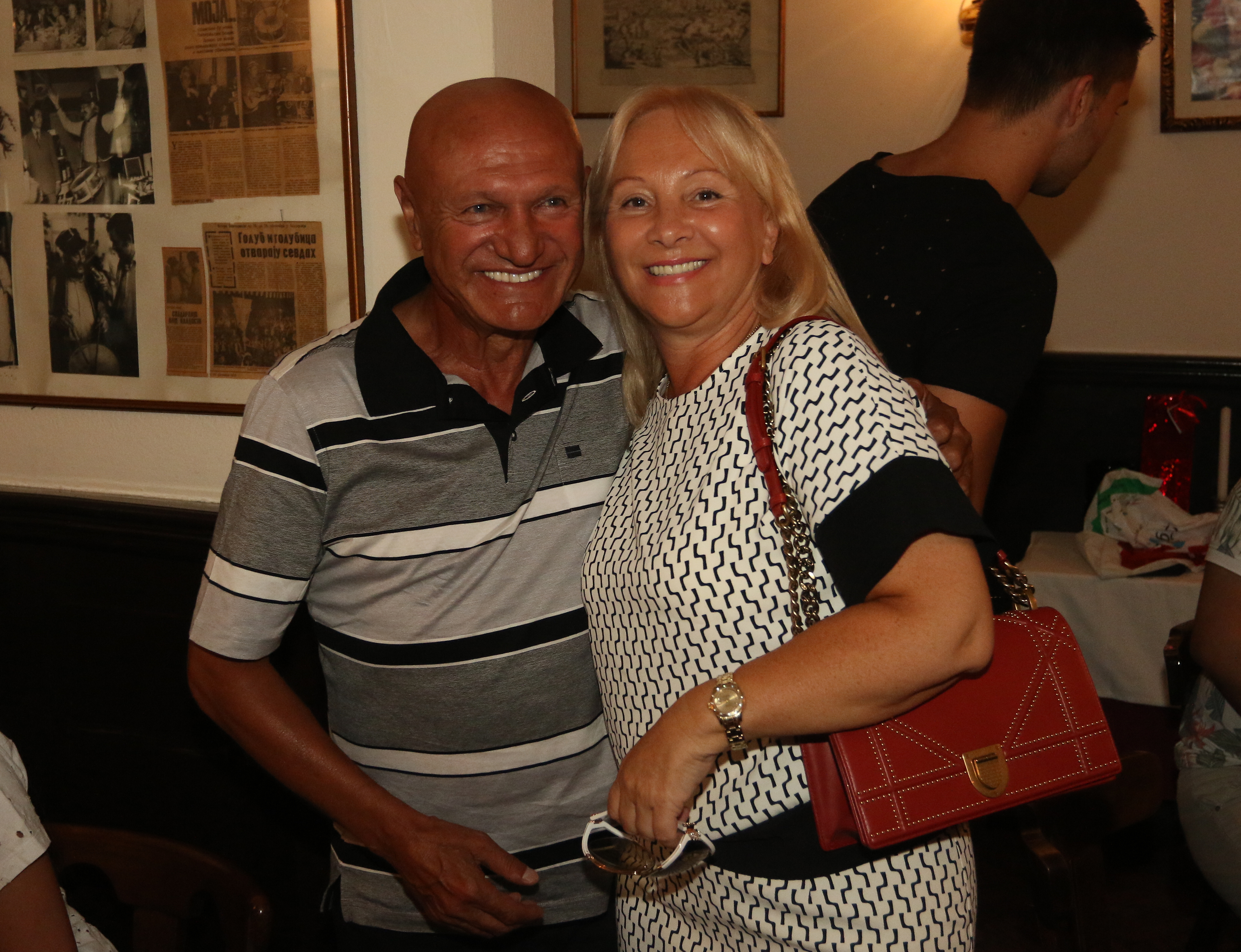 Celebration of the 50th work of Saban Saulic held at Restaurant Three Sesir.Proslava povodom 50 rada Sabana Saulica odrzana u restoranu Tri sesira.