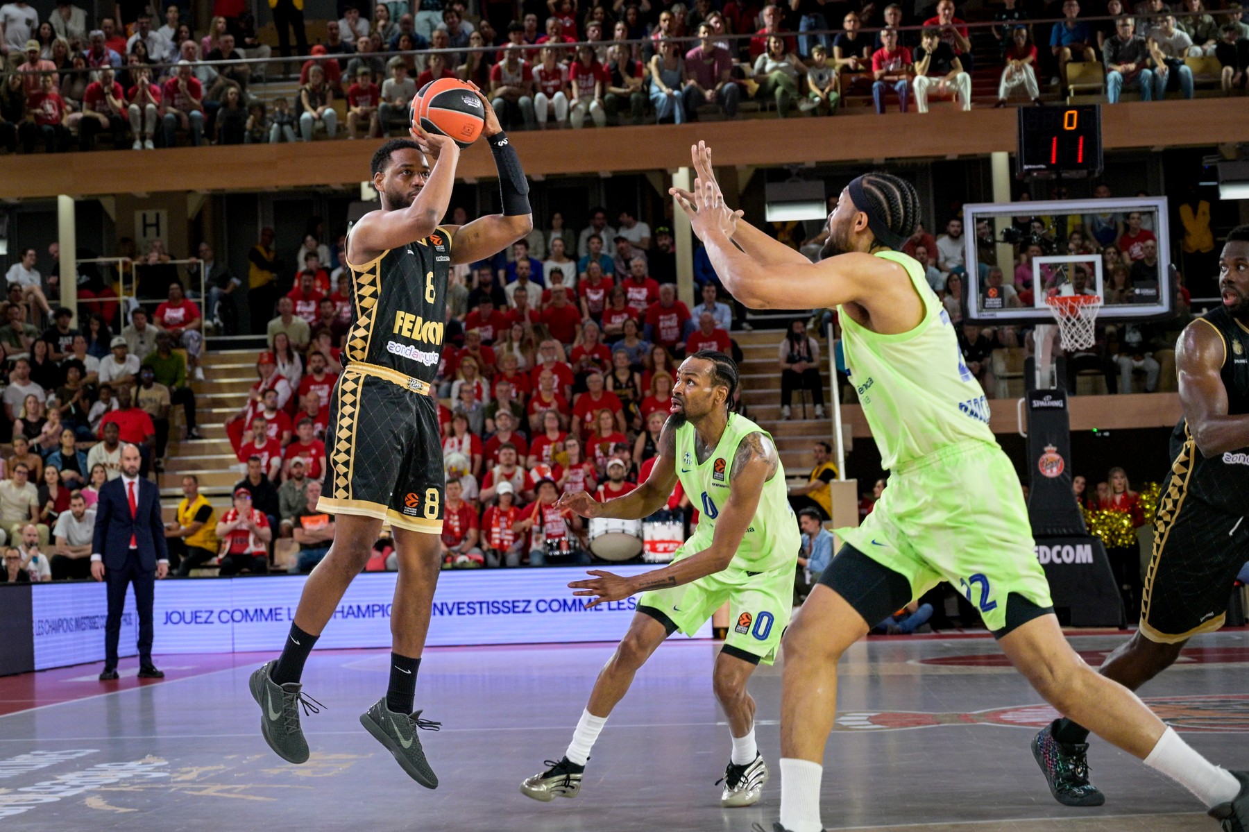 AS Monaco Vs FC Barcelona Basket In Monaco - 25 Apr 2025