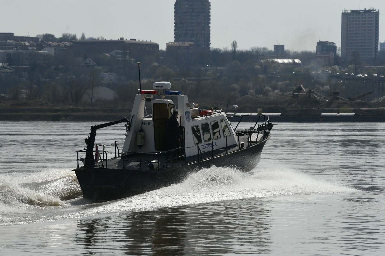 Beograd 20.03.2023. Rečna policija, reka, Dunav, potraga za nestalim mladićima, momcima koji su tokom prethodnog vikenda ispali iz čamca, hronika Foto: Vesna Lalić/Nova.rs