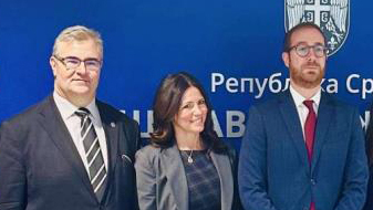Nikola Uskoković
Delegacija tužilaca iz Sjedinjenih Američkih Država i agenata Federalnog istražnog biroa (FBI) u poseti Višem javnom tužilaštvu u Beogradu, VJT