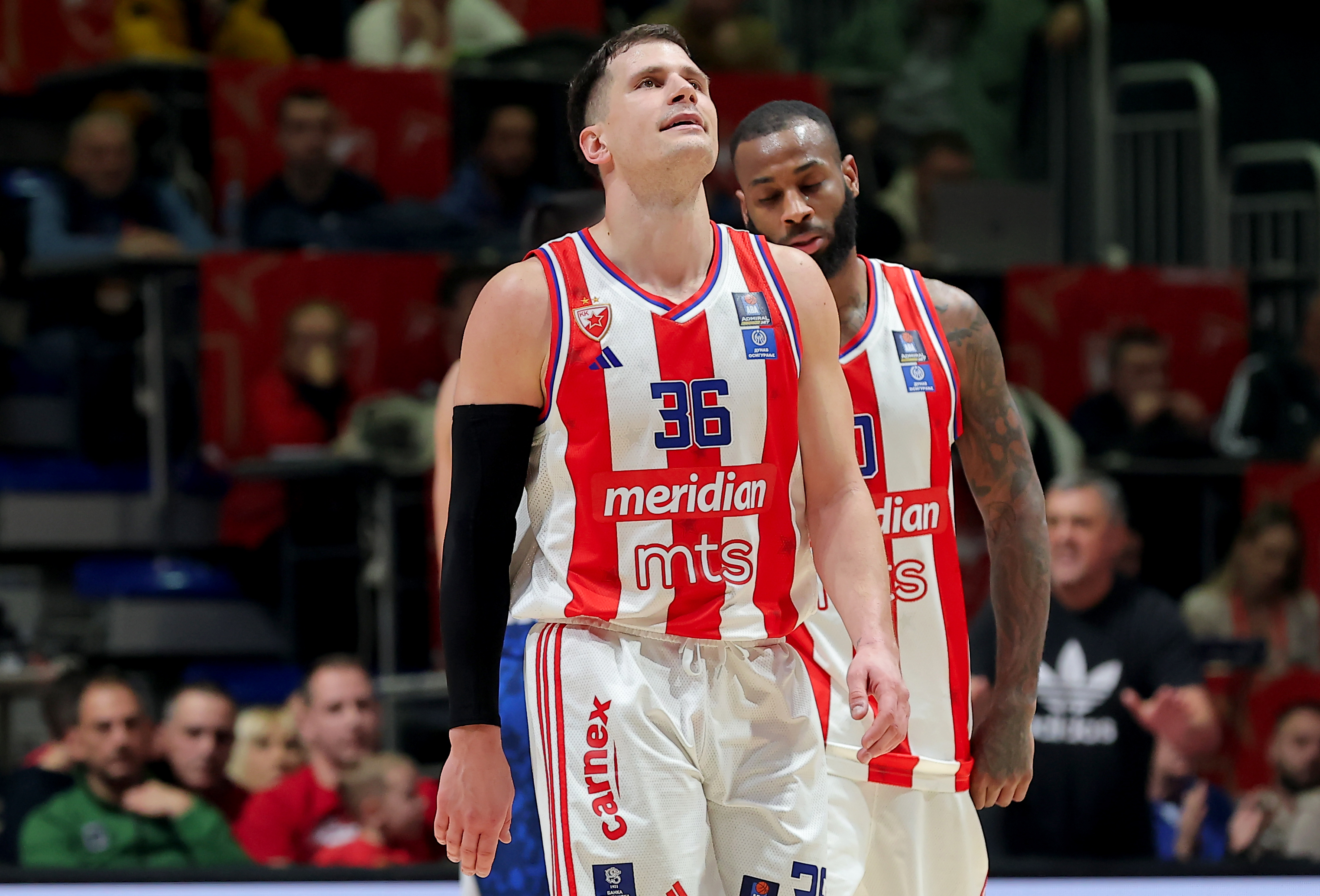 Crvena Zvezda v Buducnost, ABA League, Season 2024/25 on Februar 10. 2025. Season 2024/25