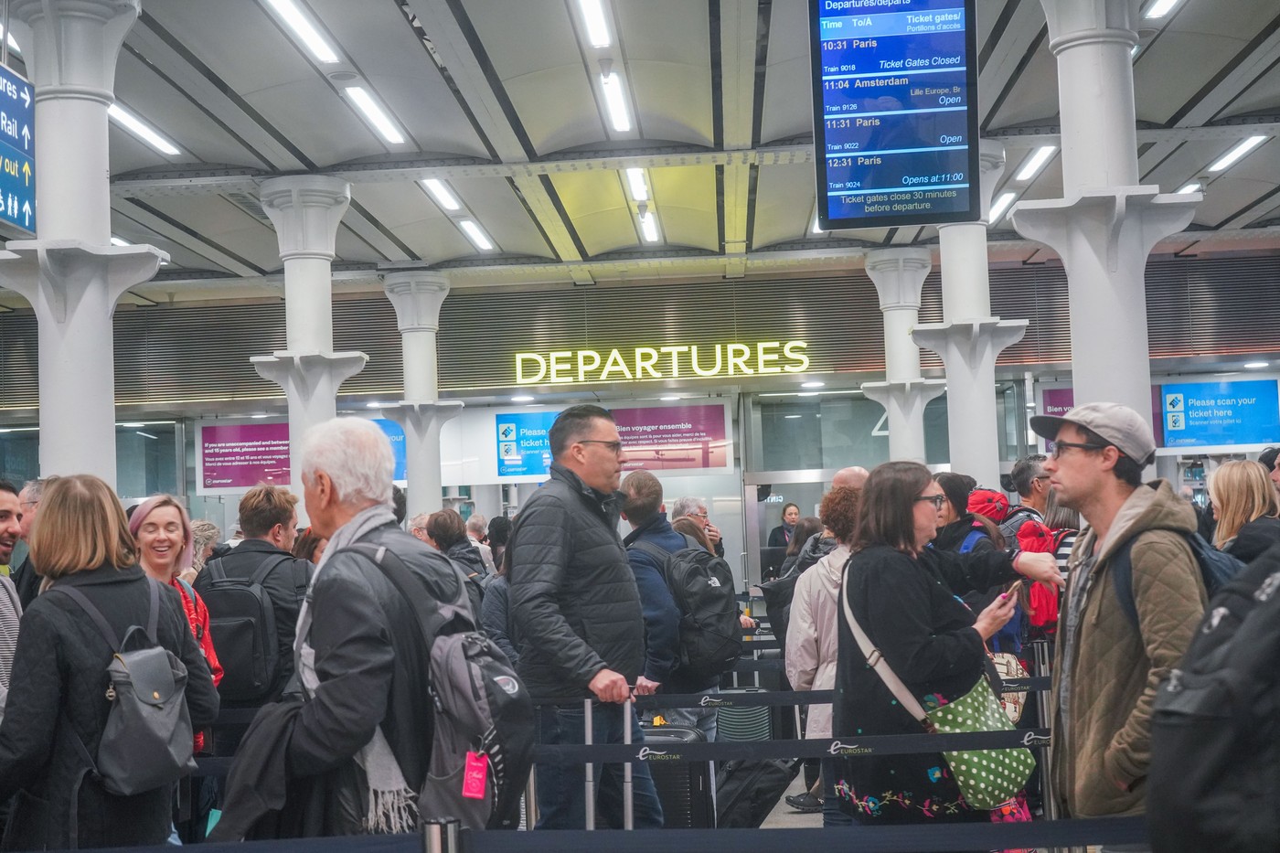 UK travellers to face new Entry-Exit system to Europe, San Pancras International, London, United Kingdom - 26 Sep 2025