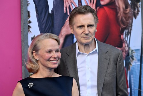 Pamela Anderson and Liam Neeson
'The Naked Gun' US Film Premiere, New York, USA - 28 Jul 2025,Image: 1026348577, License: Rights-managed, Restrictions: , Model Release: no, Credit line: