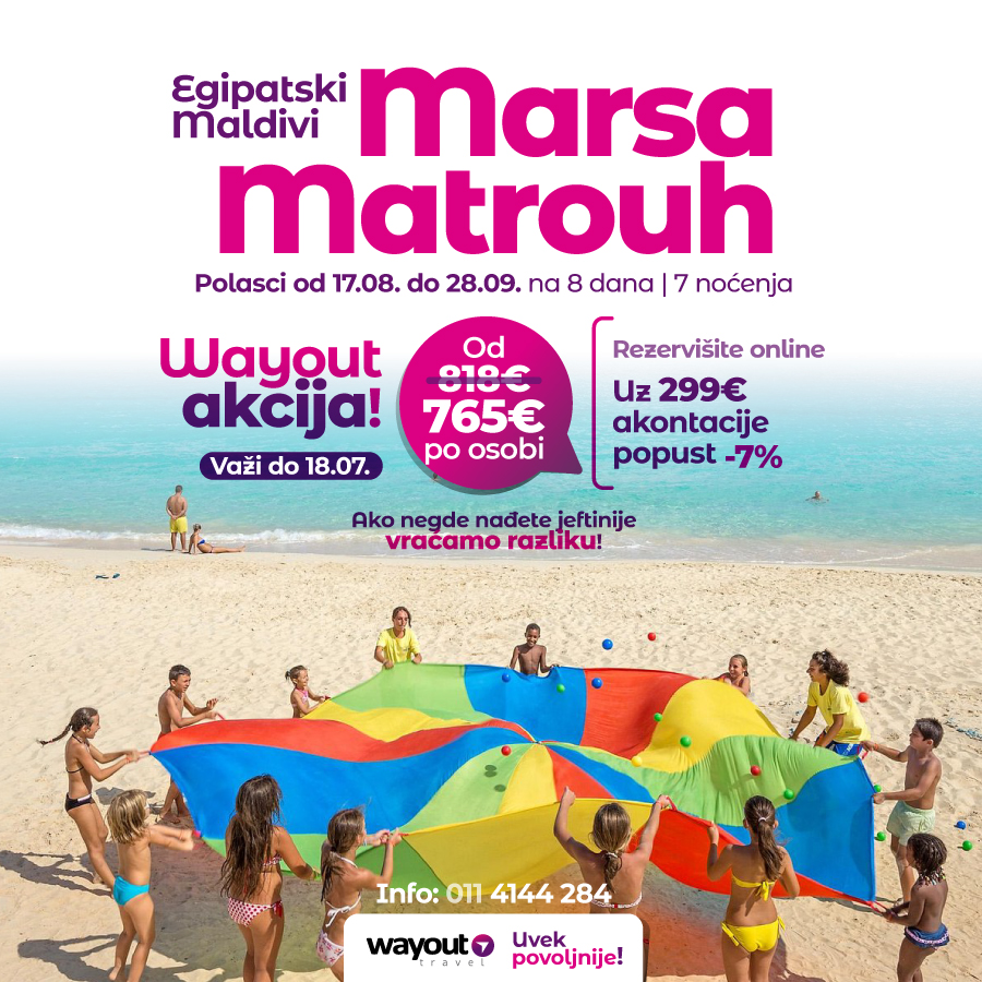 PR, Putovanja, Wayout, Leto 2025, Letovanje, Egipat,