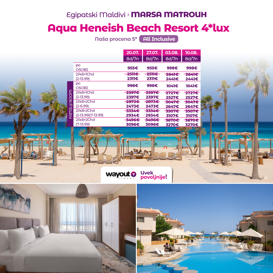 PR, Putovanja, Wayout, Leto 2025, Letovanje, Egipat,