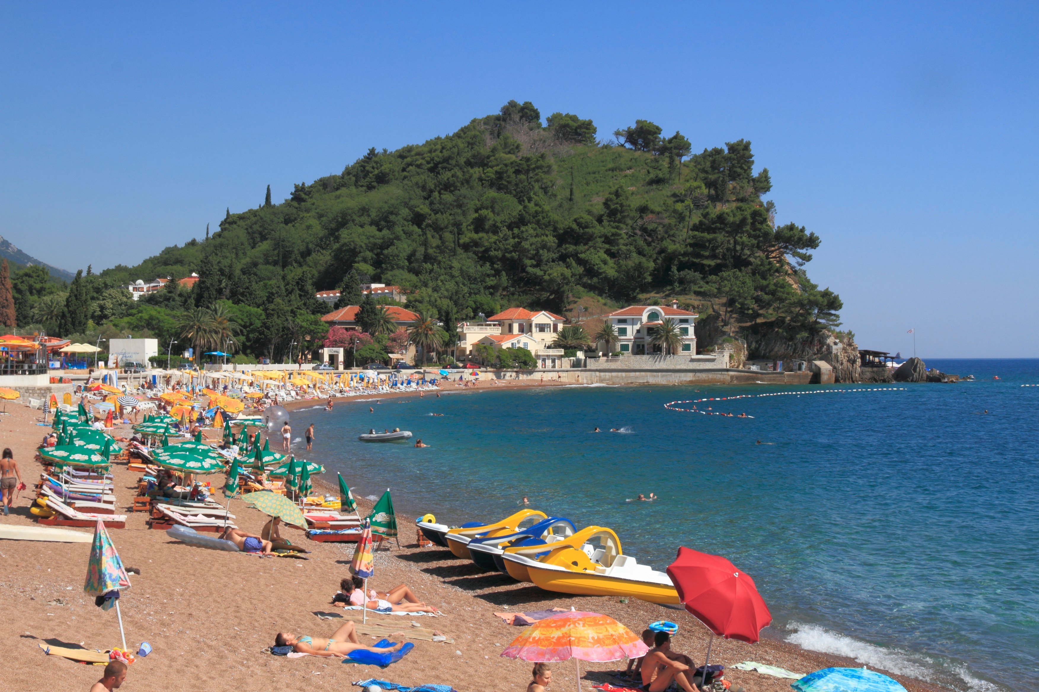 Montenegro Petrovac beach