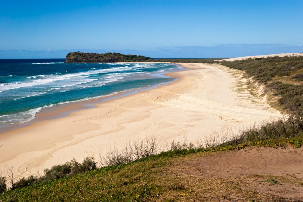 Fraser Island beach landscape, Australia,Image: 316229724, License: Royalty-free, Restrictions: , Model Release: no, Credit line: Marco Saracco / Alamy / Profimedia