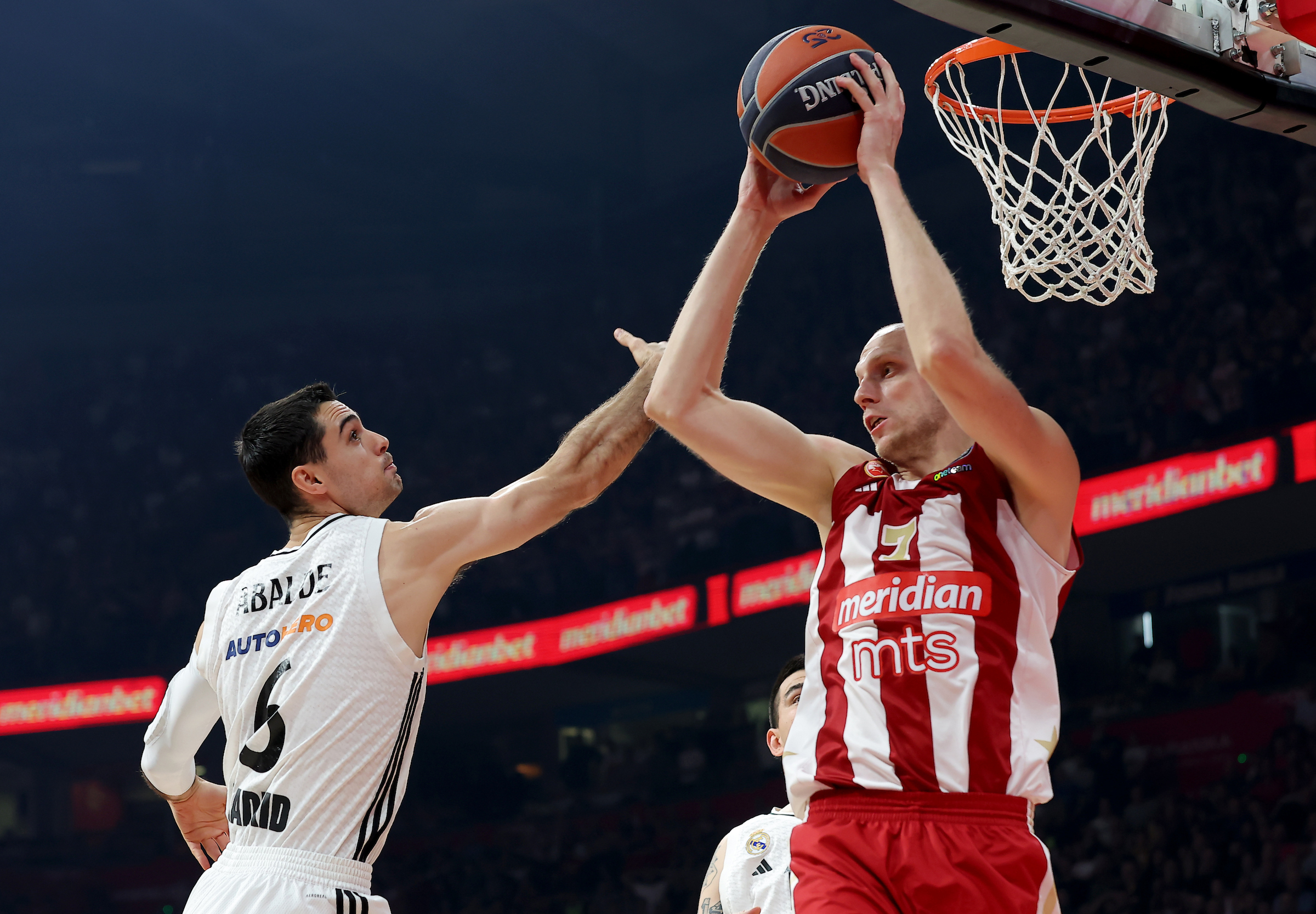 Crvena Zvezda v Real Madrid, Euroleague basketball, season 2024/2025, round 32