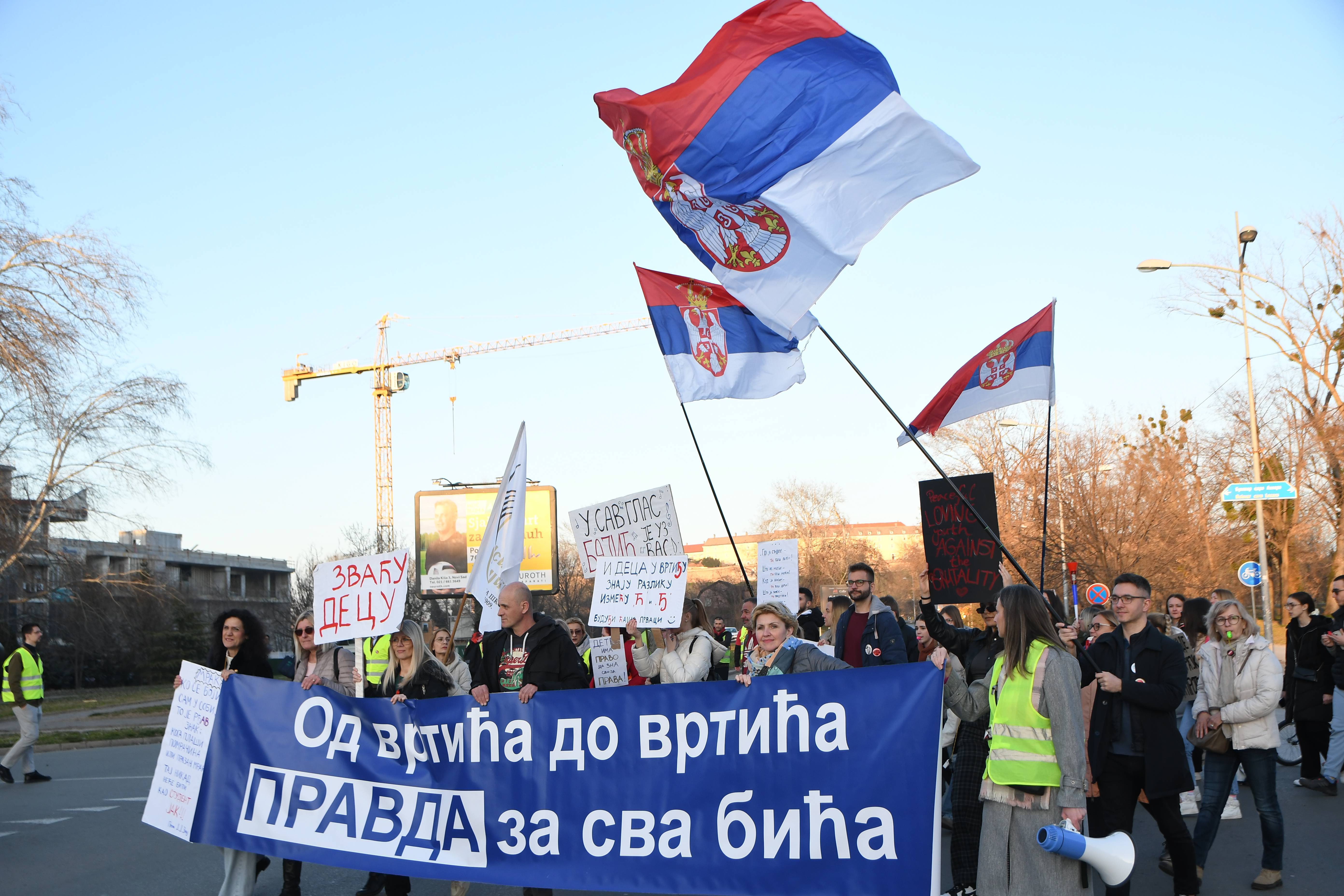 PROTEST U NOVOM SADU