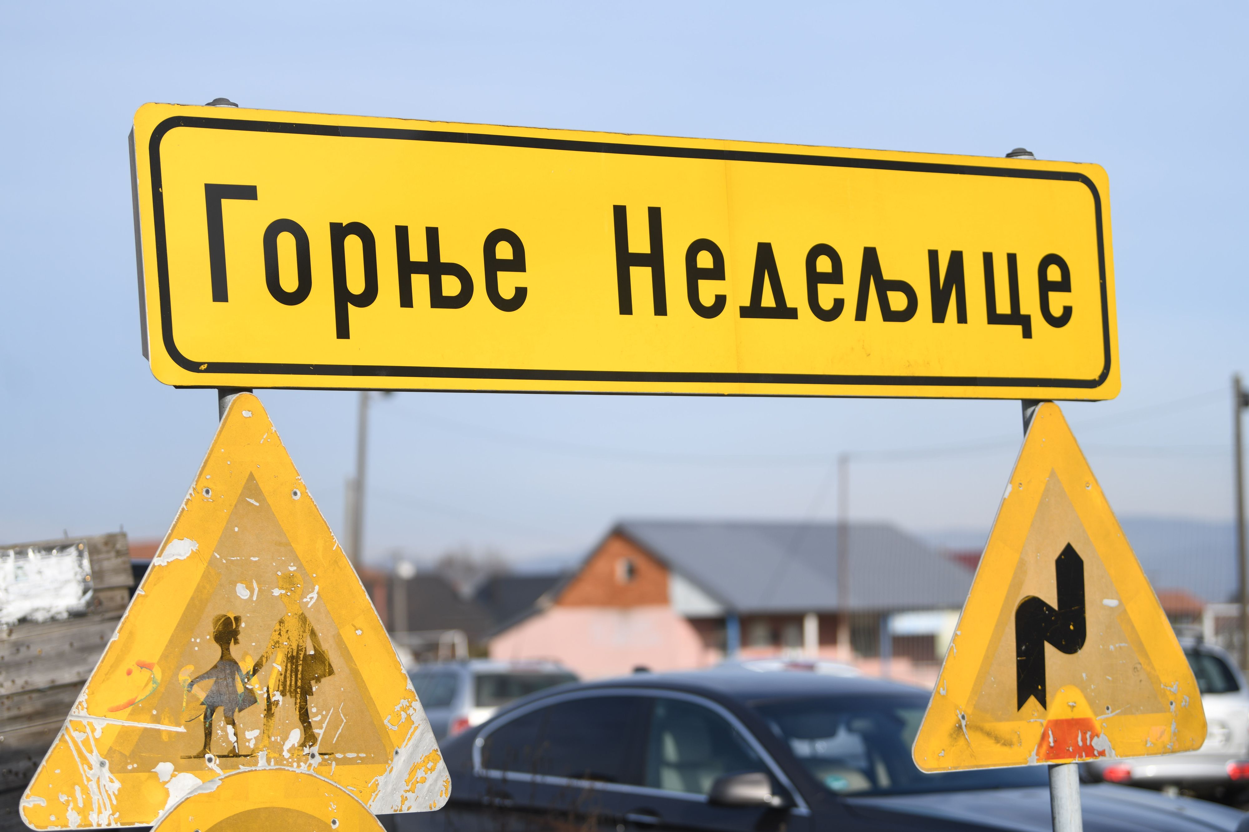 Gornje Nedeljice 02. januar 2022. Protest blokada Rio Tinto ekoloski protest tabla Foto:Filip Krainčanić/Nova.rs