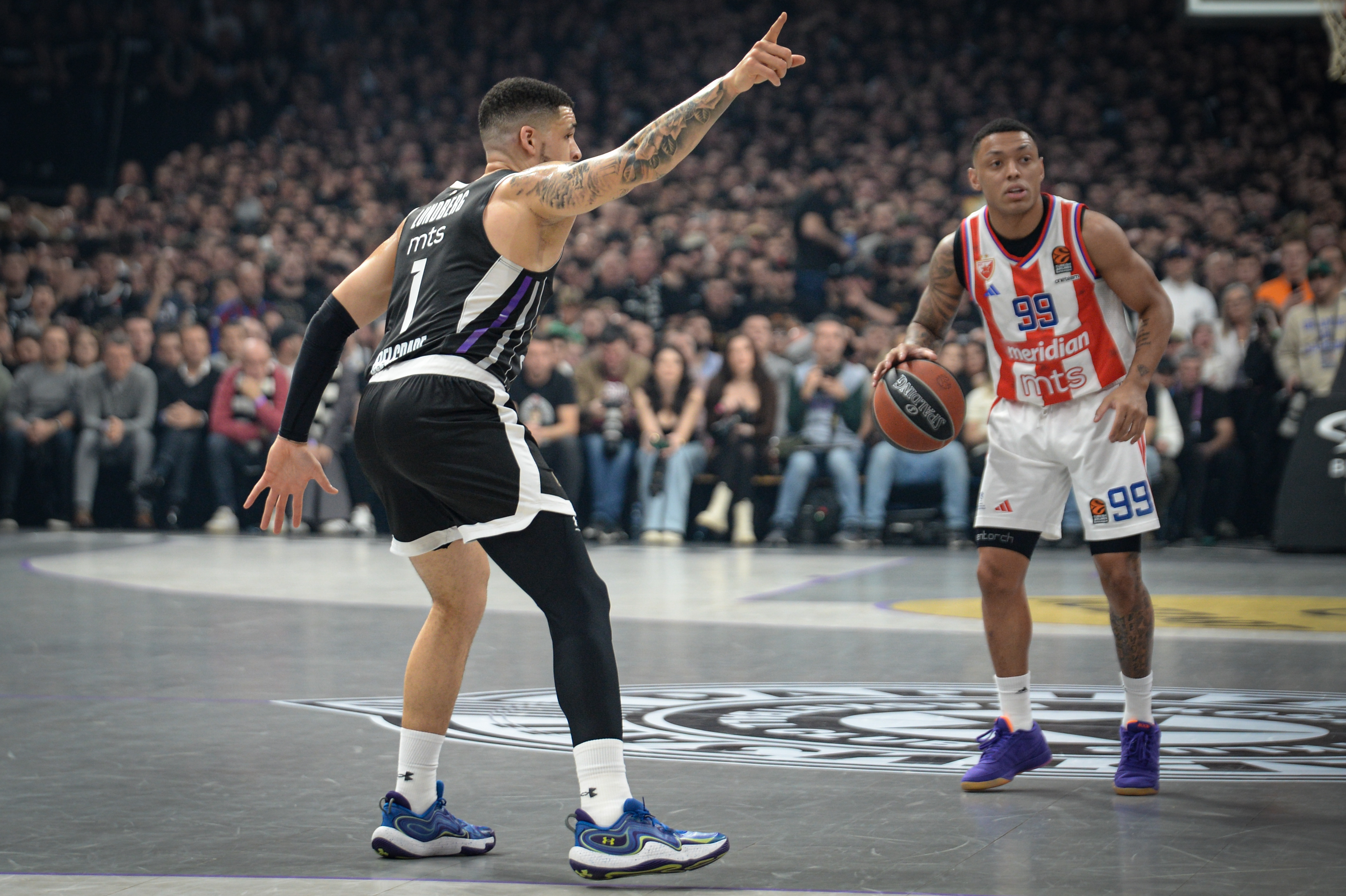 31.01.2025. Evroliga košarka derbi Partizan – Crvena zvezda Foto: Janko Anđelić/Nova.rs