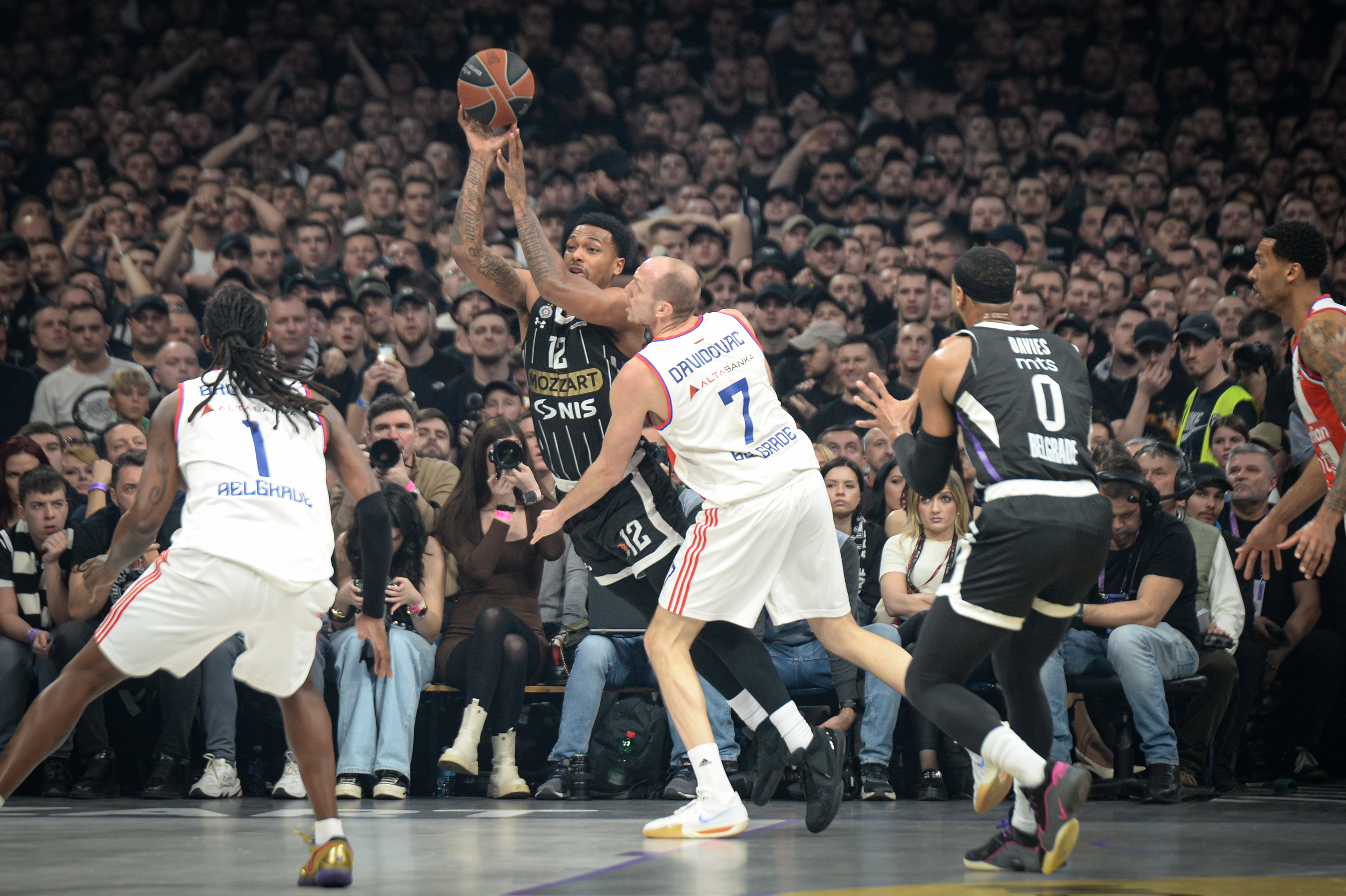 31.01.2025. Evroliga košarka derbi Partizan – Crvena zvezda Foto: Janko Anđelić/Nova.rs