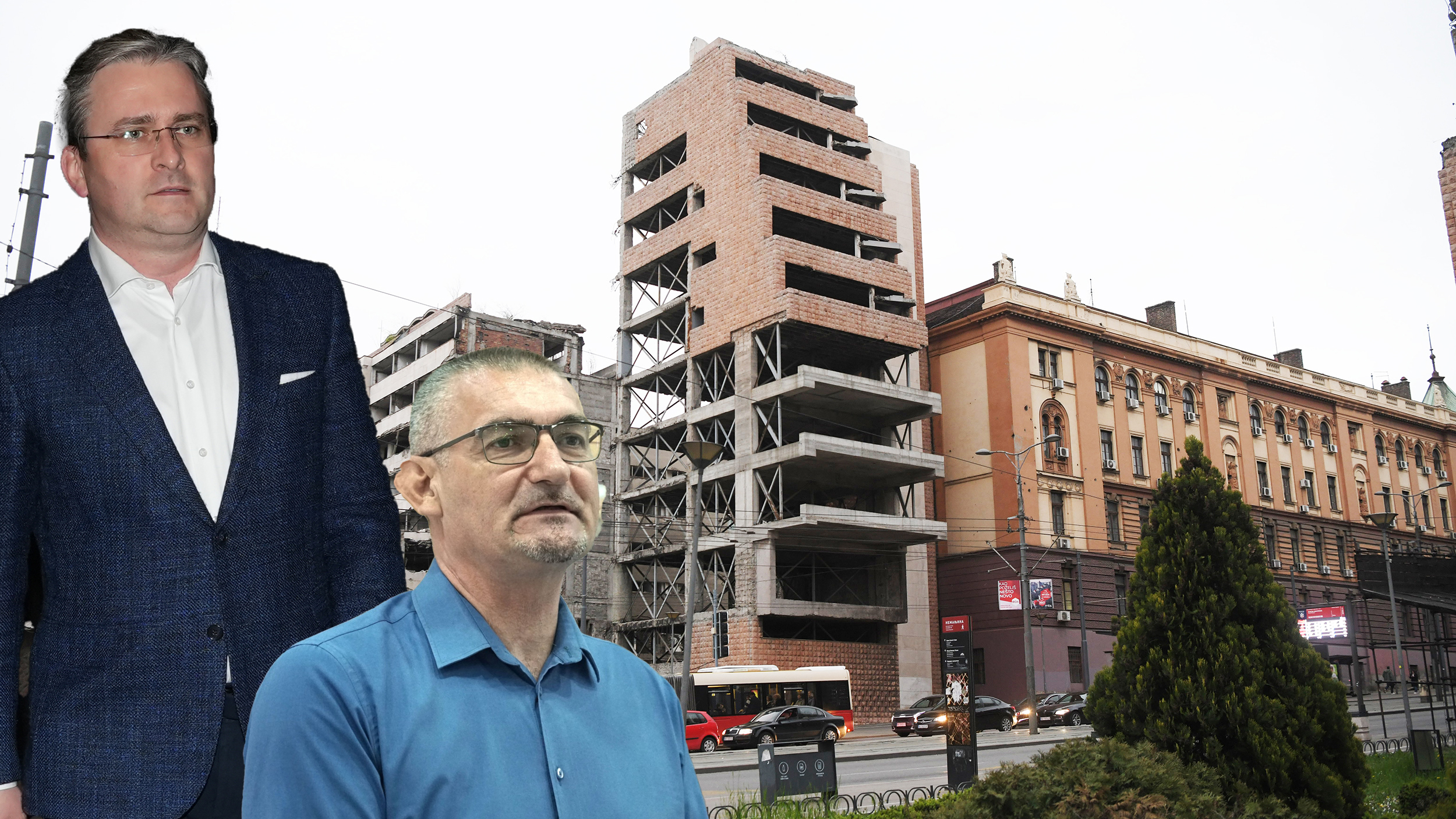 Nikola Selaković, Goran Vasić, Generalštab, kombo
Beograd, 27. mart 2024. Generalštab zgrada, Generalštab Vojske Srbije Foto: Goran Srdanov/Nova.rs
