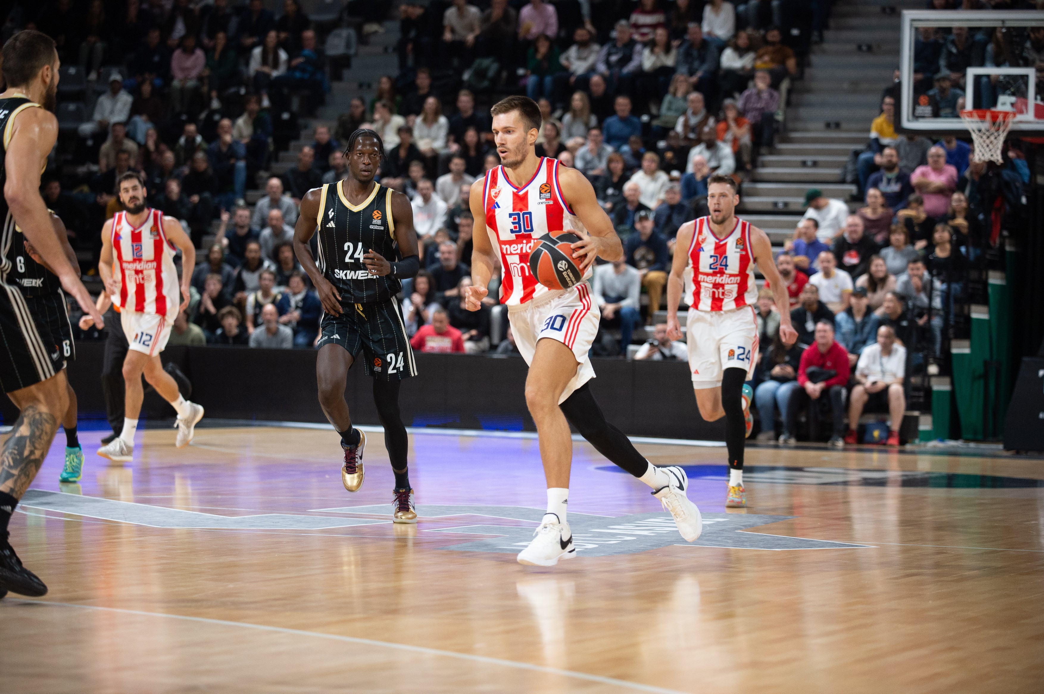 BASKETBALL - EUROLEAGUE - ASVEL v CRVENA ZVEZDA, , Villeurbanne, France - 14 Nov 2024