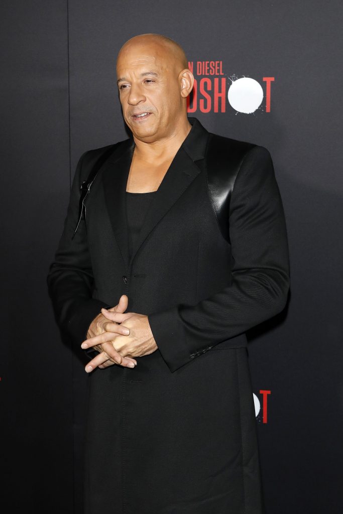 epa08284976 US actor Vin Diesel arrives for the premiere of the movie 'Bloodshot' at the Regency Village Theater in Westwood, Los Angeles, California, USA, 10 March 2020. The movie opens in theaters in the USA on 13 March 2020.  EPA-EFE/NINA PROMMER