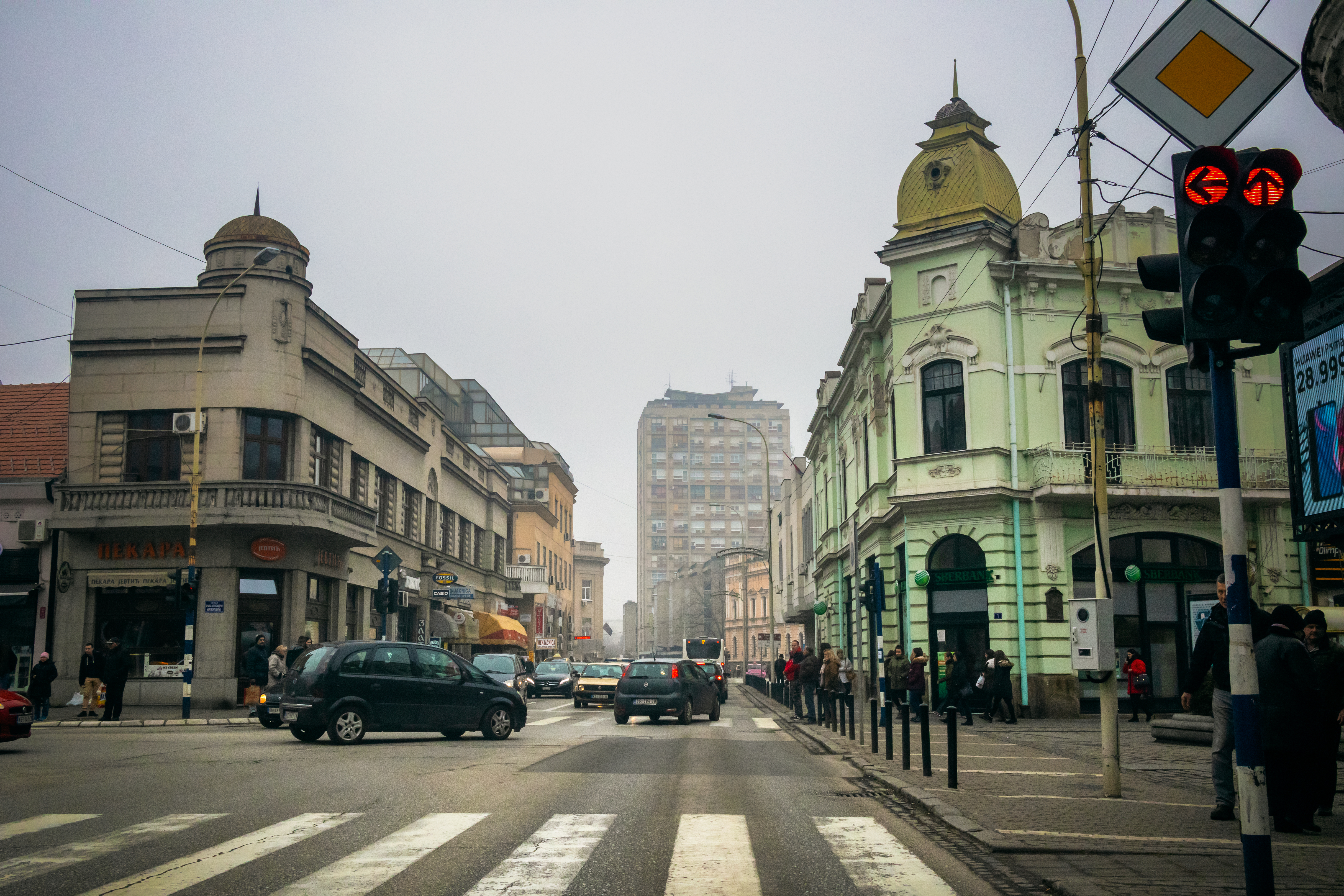 Kragujevac,,Serbia,-,January,13,2020:,Street,Of,Kragujevac,Old