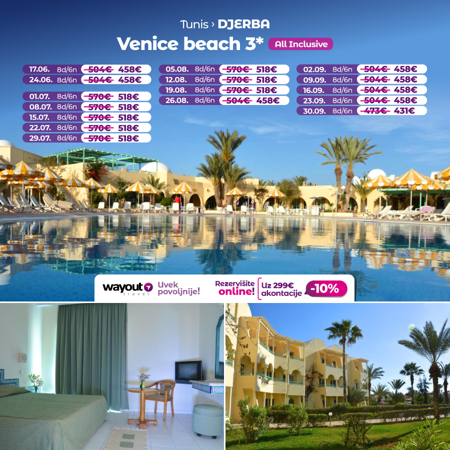 PR, Putovanja, Wayout, Leto 2025, First Minute, Letovanje, Sajam Turizma, Tunis, Djerba