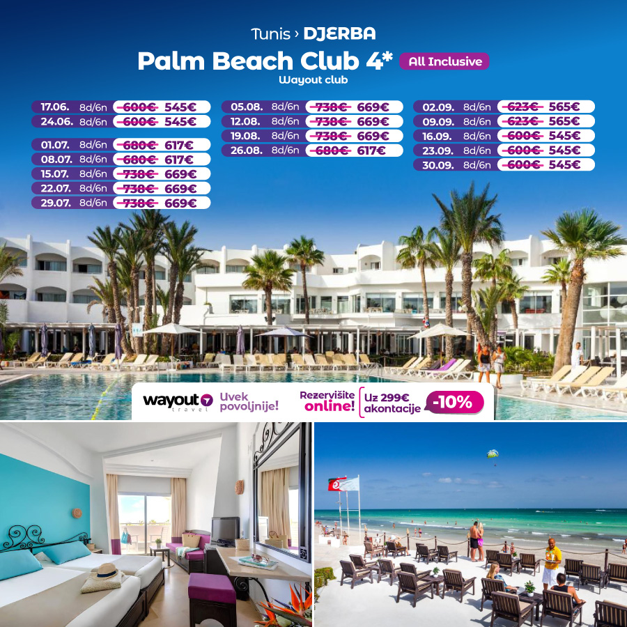 PR, Putovanja, Wayout, Leto 2025, First Minute, Letovanje, Sajam Turizma, Tunis, Djerba