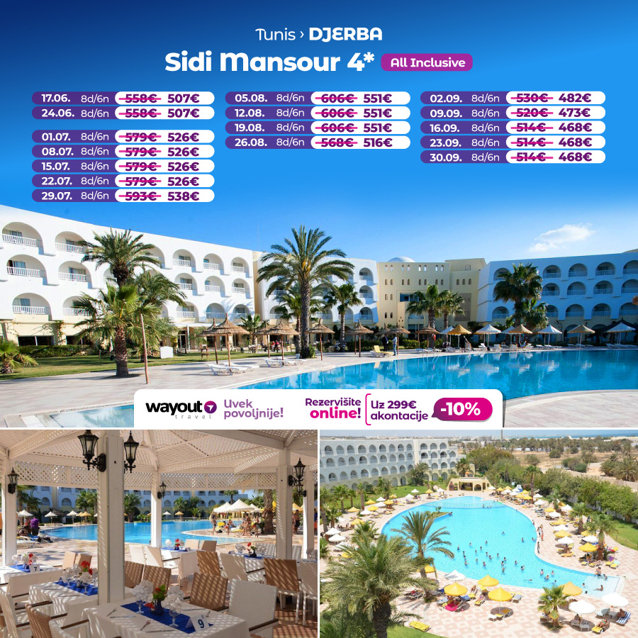 PR, Putovanja, Wayout, Leto 2025, First Minute, Letovanje, Sajam Turizma, Tunis, Djerba