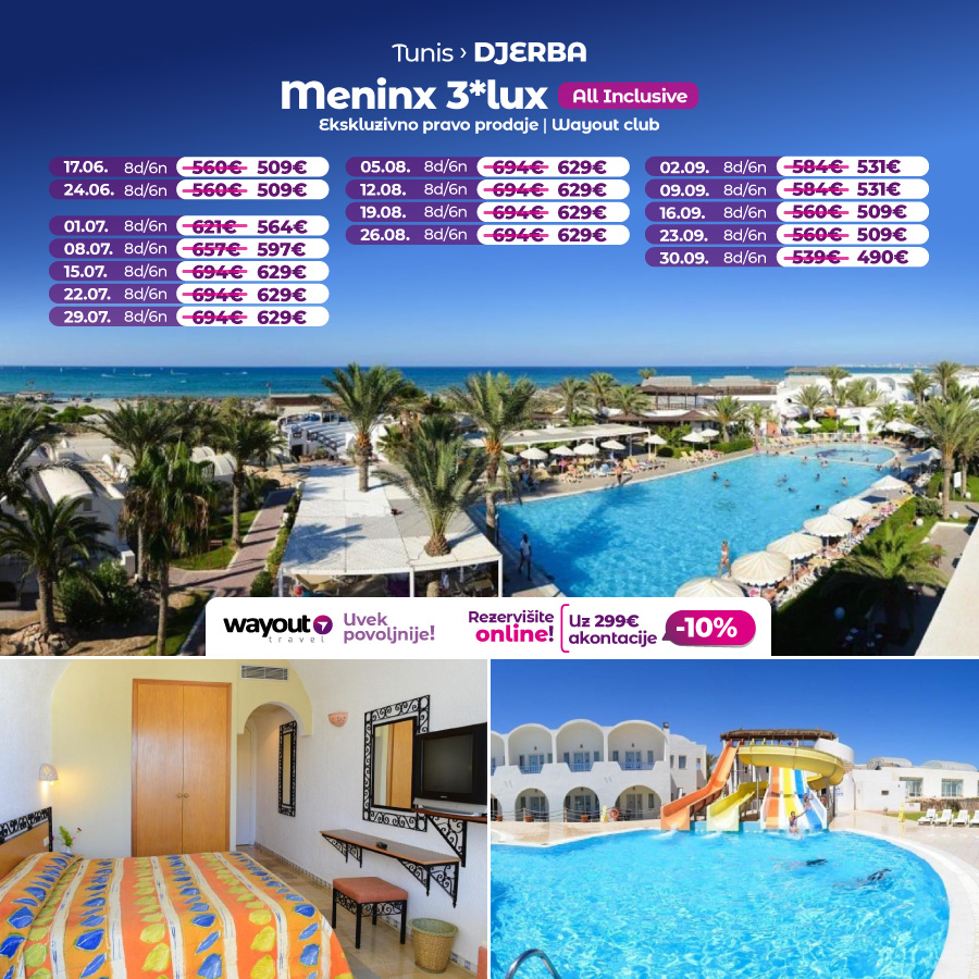 PR, Putovanja, Wayout, Leto 2025, First Minute, Letovanje, Sajam Turizma, Tunis, Djerba