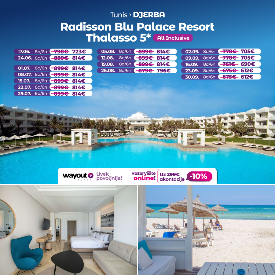 PR, Putovanja, Wayout, Leto 2025, First Minute, Letovanje, Sajam Turizma, Tunis, Djerba