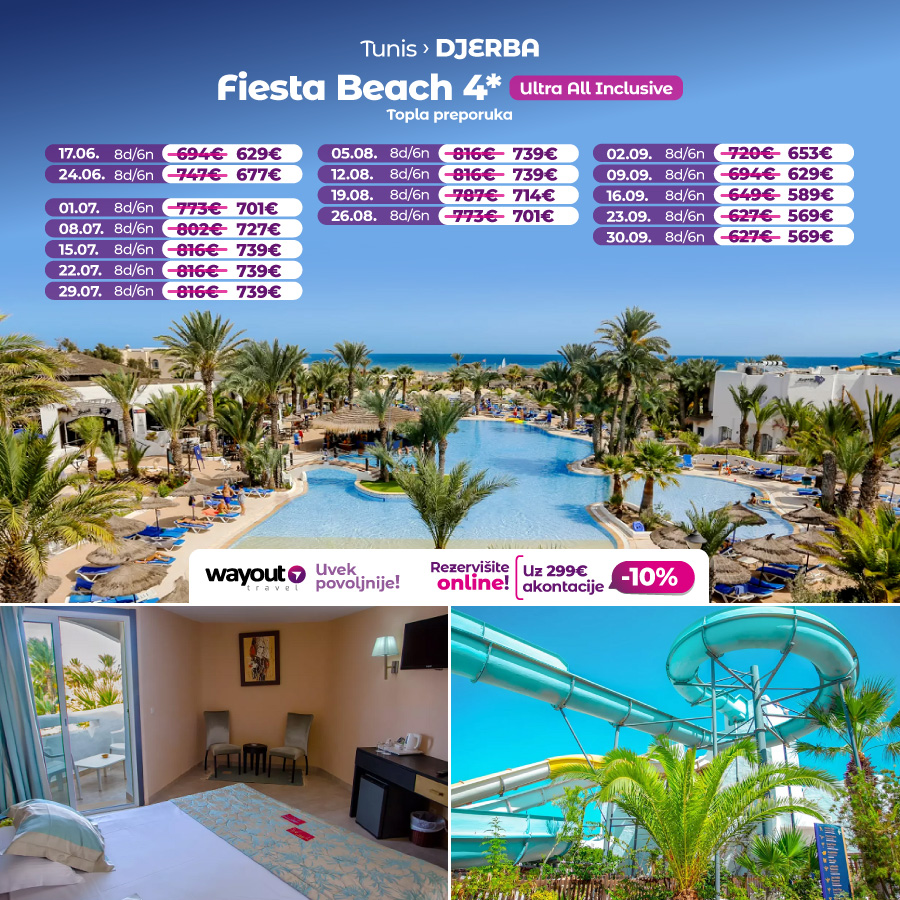 PR, Putovanja, Wayout, Leto 2025, First Minute, Letovanje, Sajam Turizma, Tunis, Djerba
