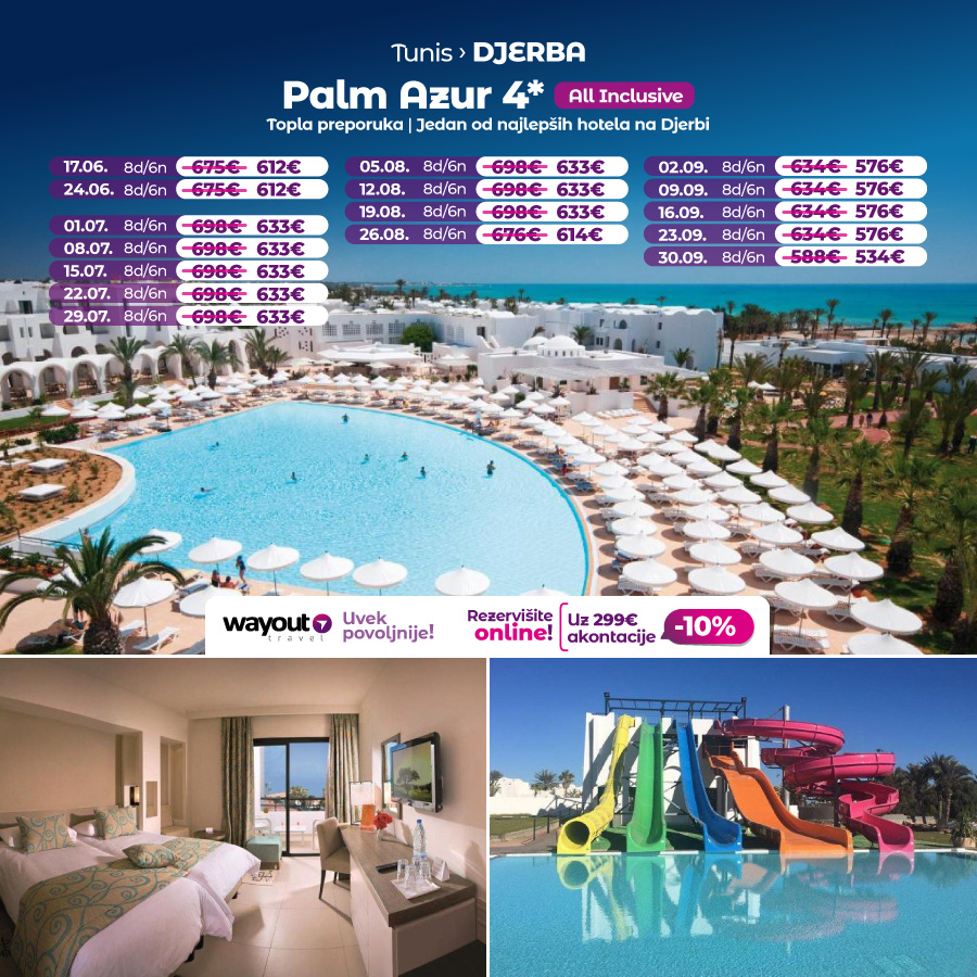 PR, Putovanja, Wayout, Leto 2025, First Minute, Letovanje, Sajam Turizma, Tunis, Djerba