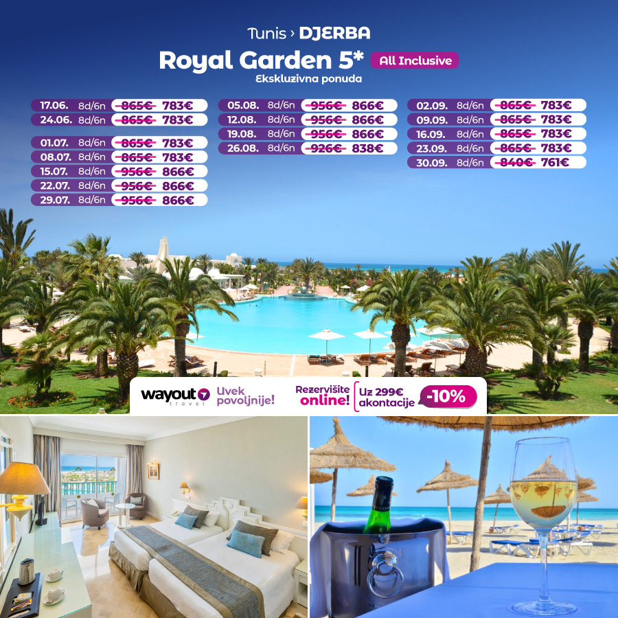 PR, Putovanja, Wayout, Leto 2025, First Minute, Letovanje, Sajam Turizma, Tunis, Djerba